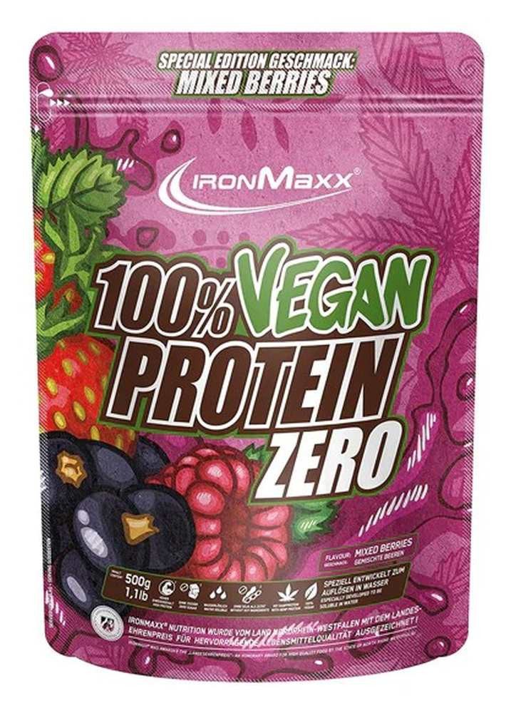 Ironmaxx IronMaxx 100% Vegan Protein Zero – 500g-Beutel Mixed Berries Pulver