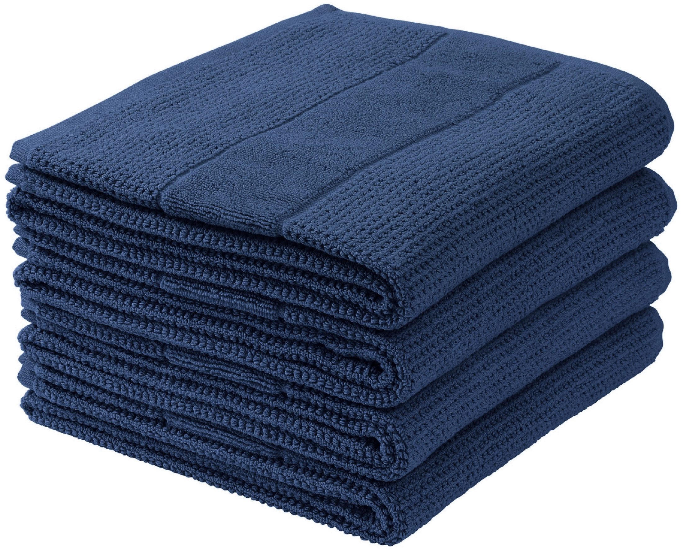 Schiesser Handtücher Turin aus 100% Baumwolle in dezenter Reiskornoptik, Frottier (Set, 4-St), MADE IN GREEN by OEKO-TEX®