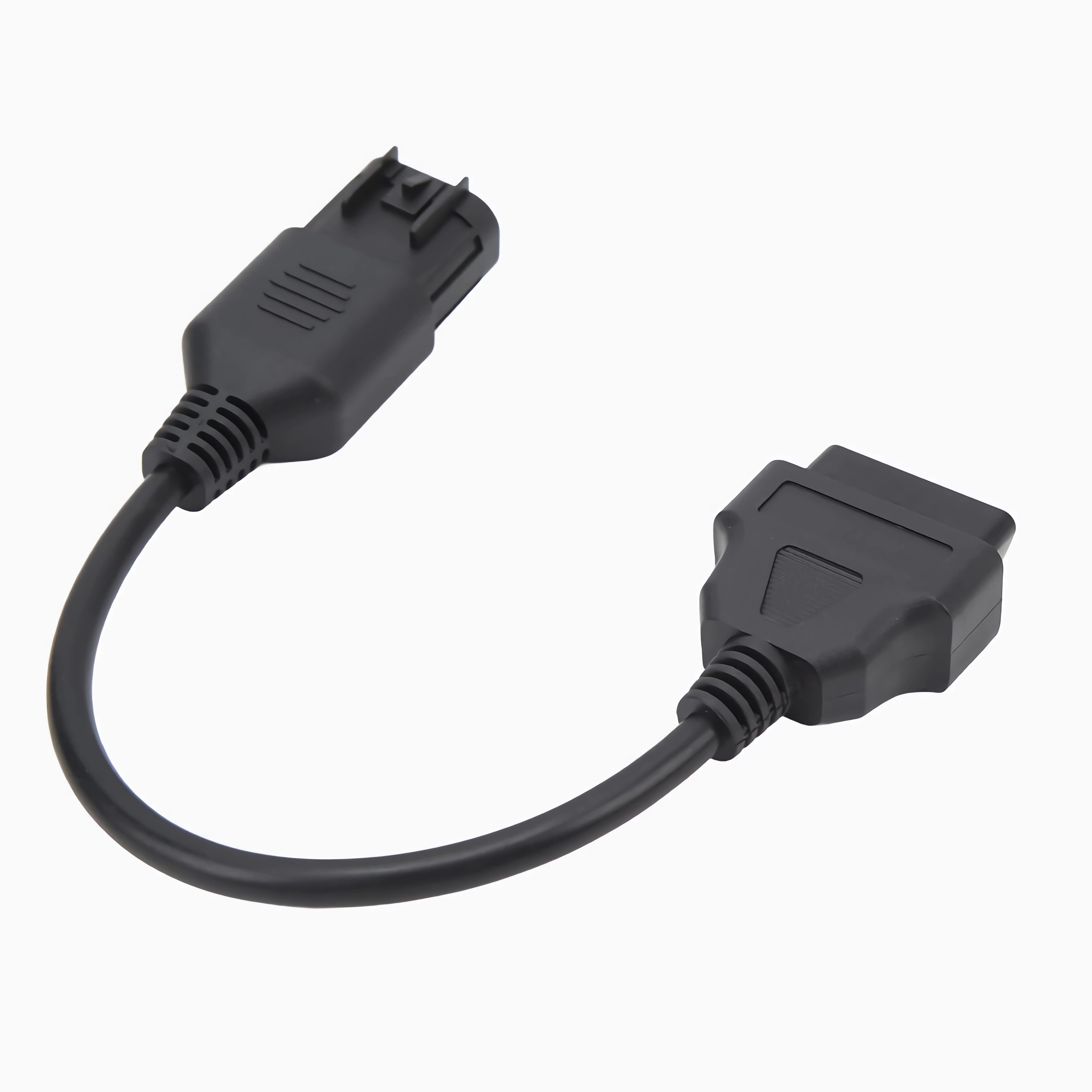 Bolwins M28C OBD zu OBD2 Kabel Adapter 8pin auf 16pin Diagnose für Polaris ATV Elektro-Kabel, OBD1 8-Pin Stecker für Polaris und ATV, OBD2 16-Pin Normbuchse (30 cm), Plug & Play, stabile Verbindung, präzise Verarbeitung