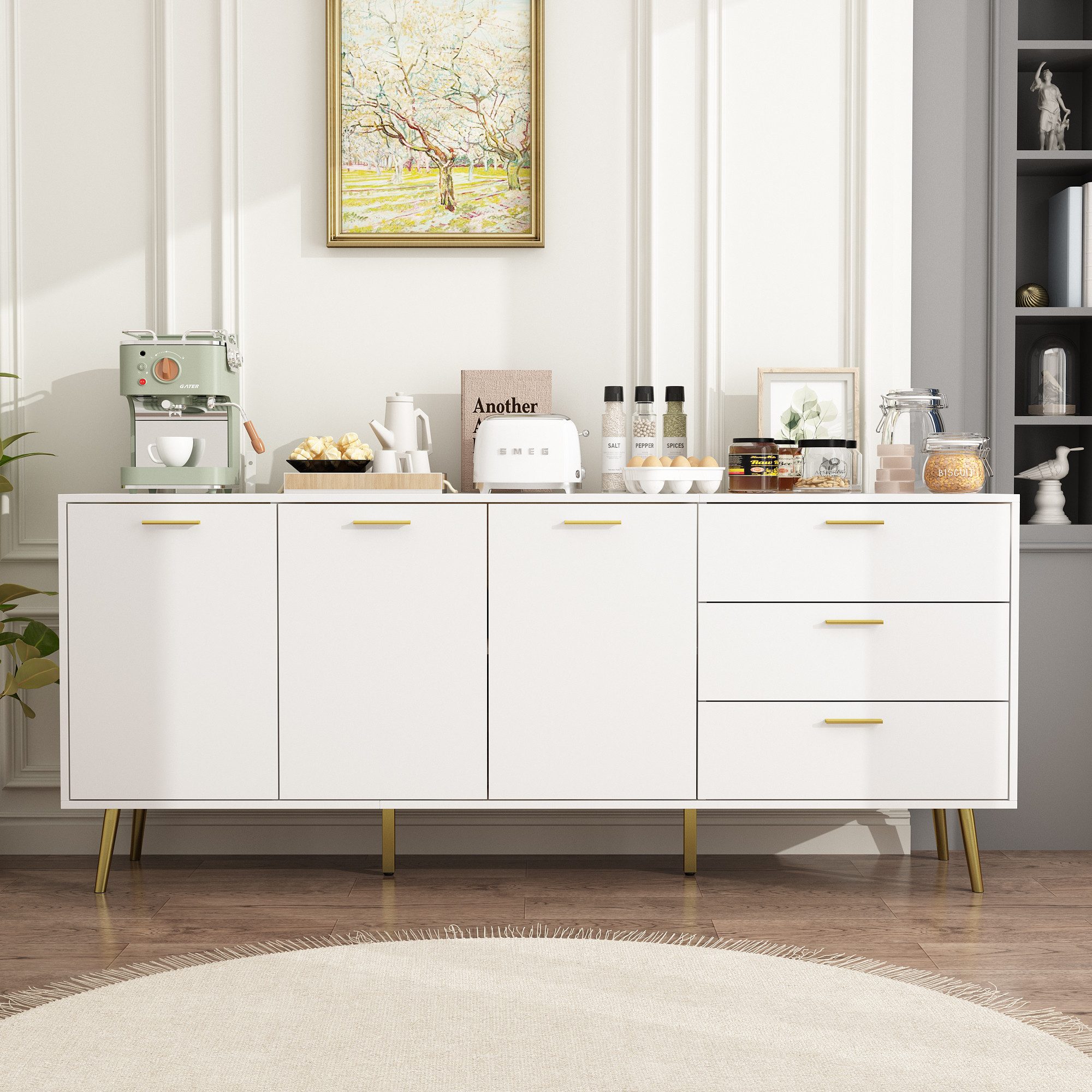 FUFU&GAGA Sideboard mit 3 Turen und günstig online kaufen