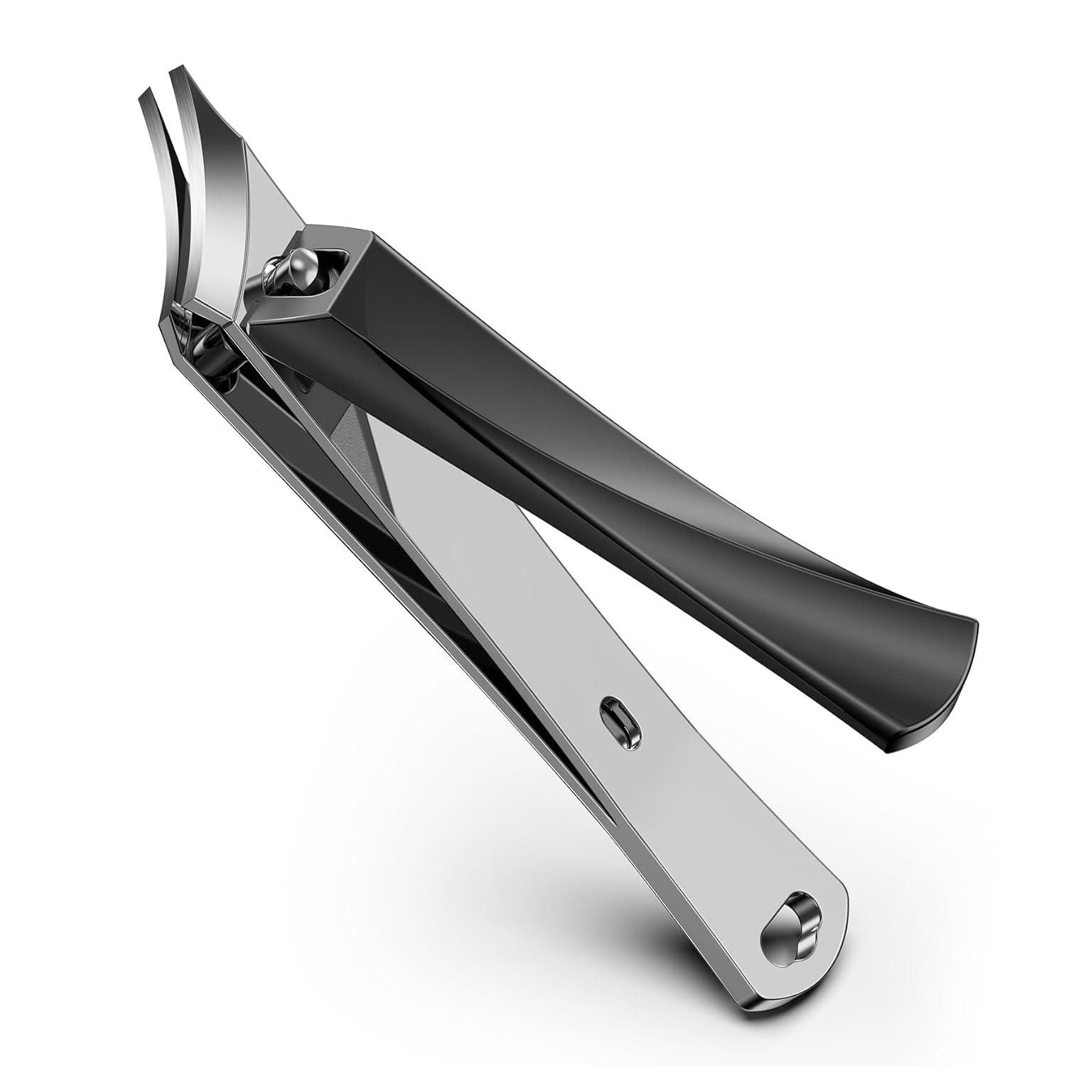 LuxusKollektion Nagelknipser-Set Nail Clipper Set Stainless Steel Ingrown Toenail Catcher & Glass File