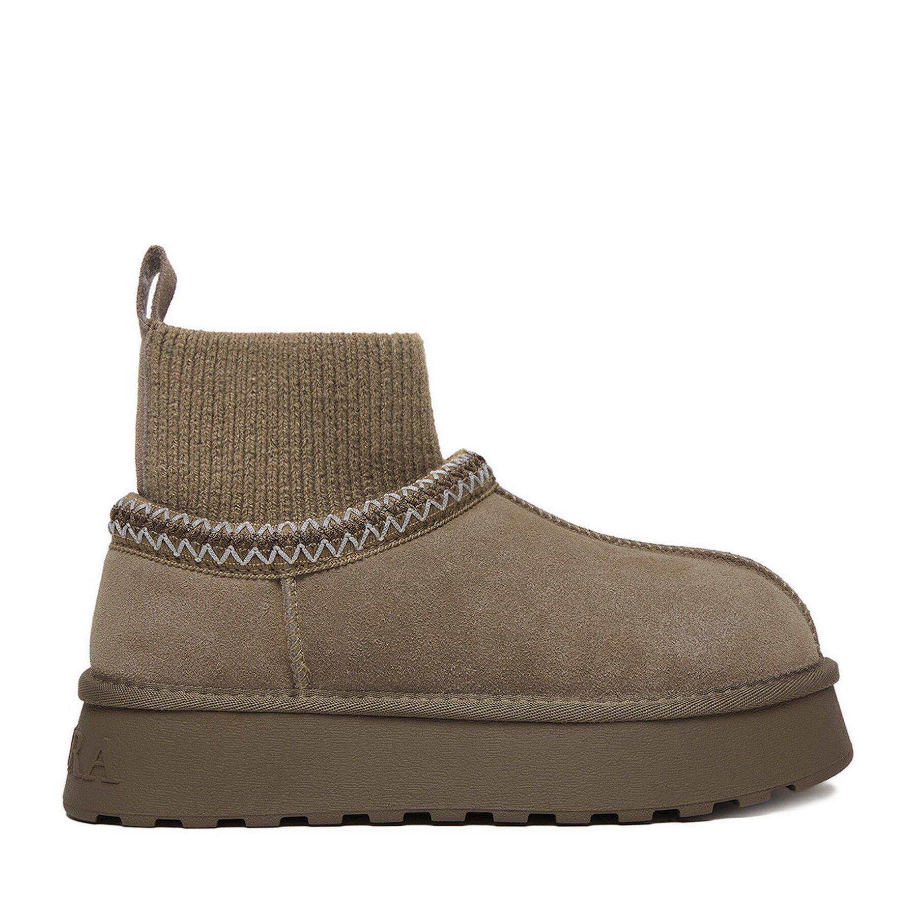Badura Badura Damen Schneestiefel Beige Snowboots