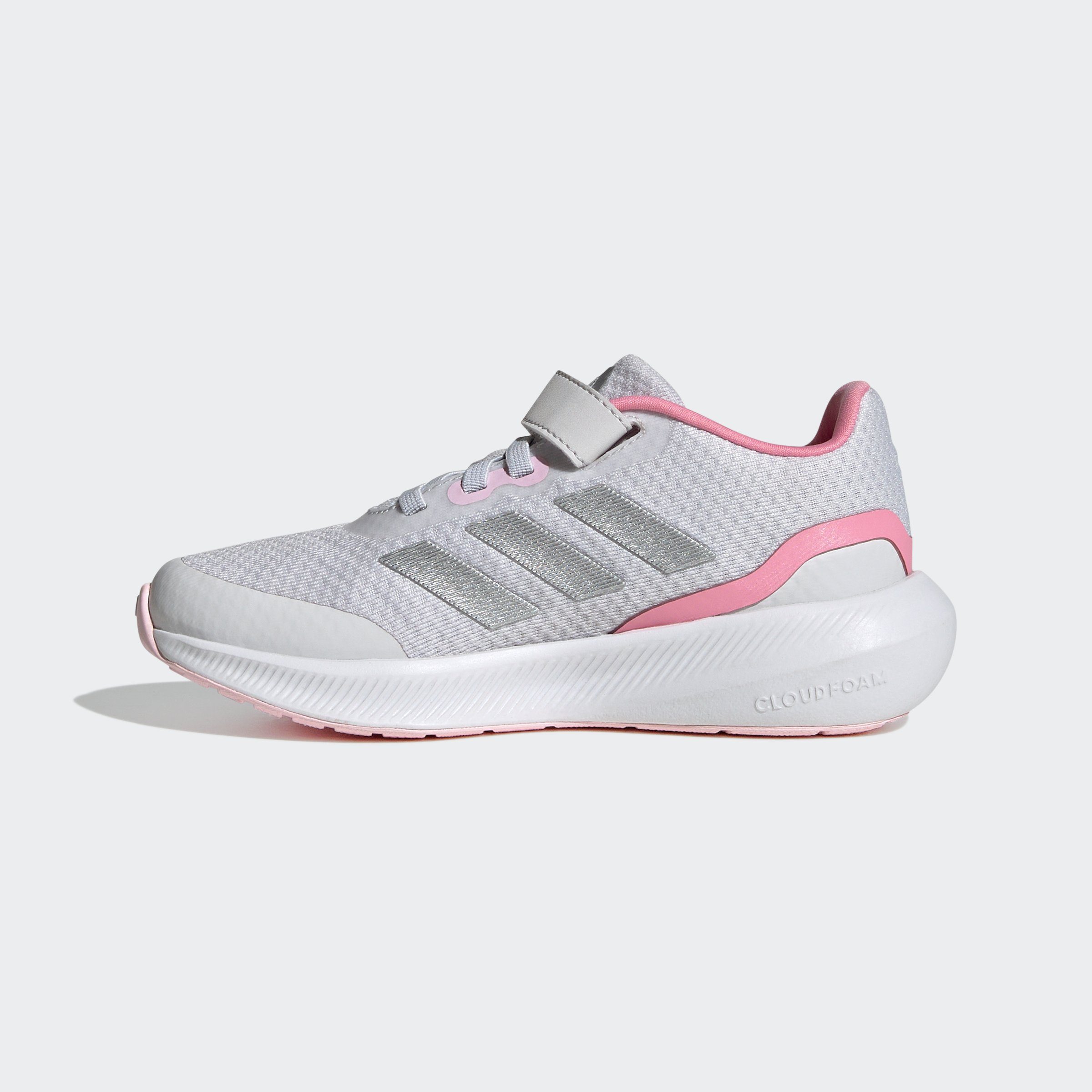 adidas Sportswear RUNFALCON 3.0 STRAP TOP graulila LACE ELASTIC Sneaker