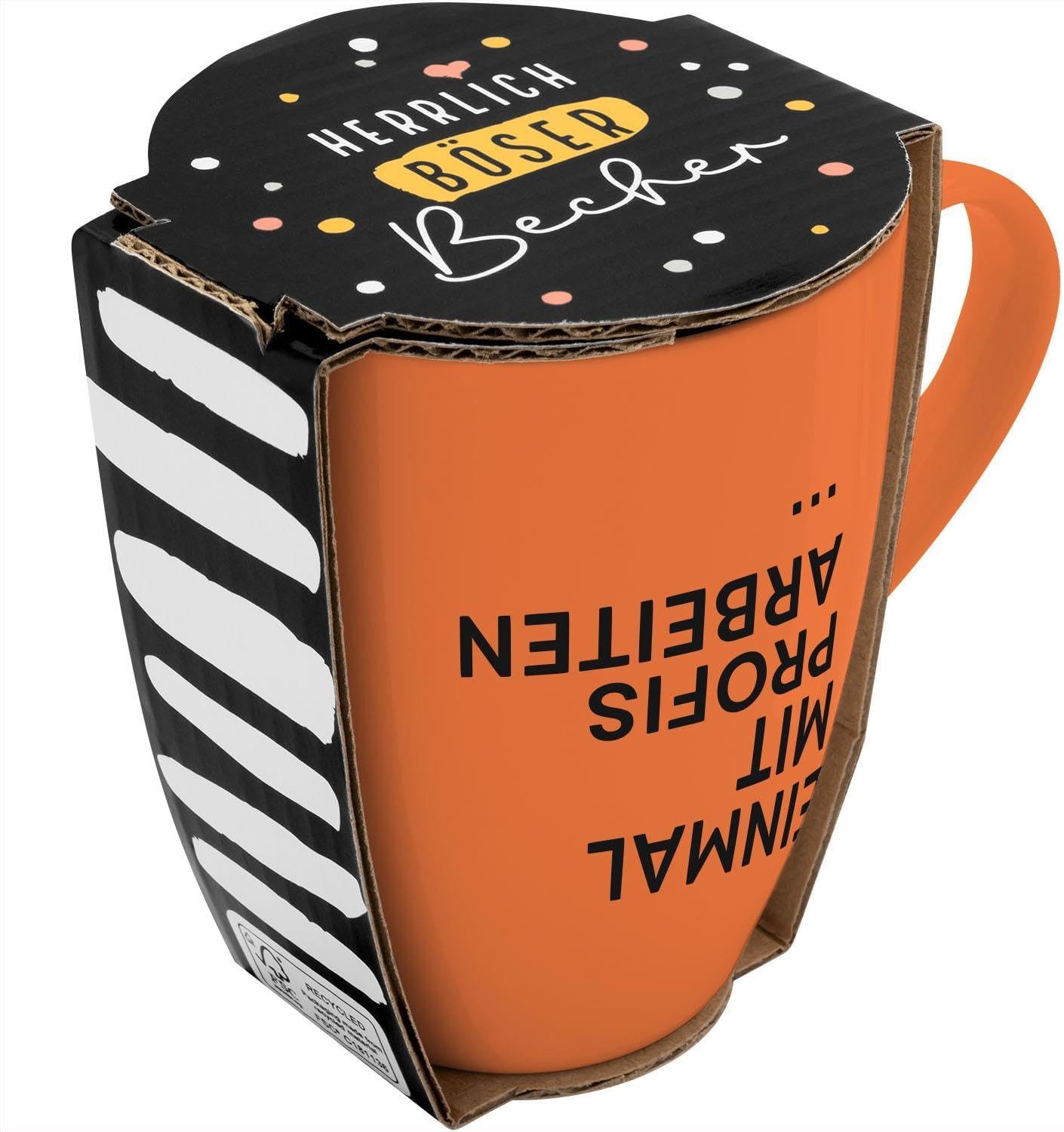 Sheepworld Tasse Sheepworld Becher mit Motiv, Serie "Böse Becher", Schwarzer Humor, New Bone China Porzellan