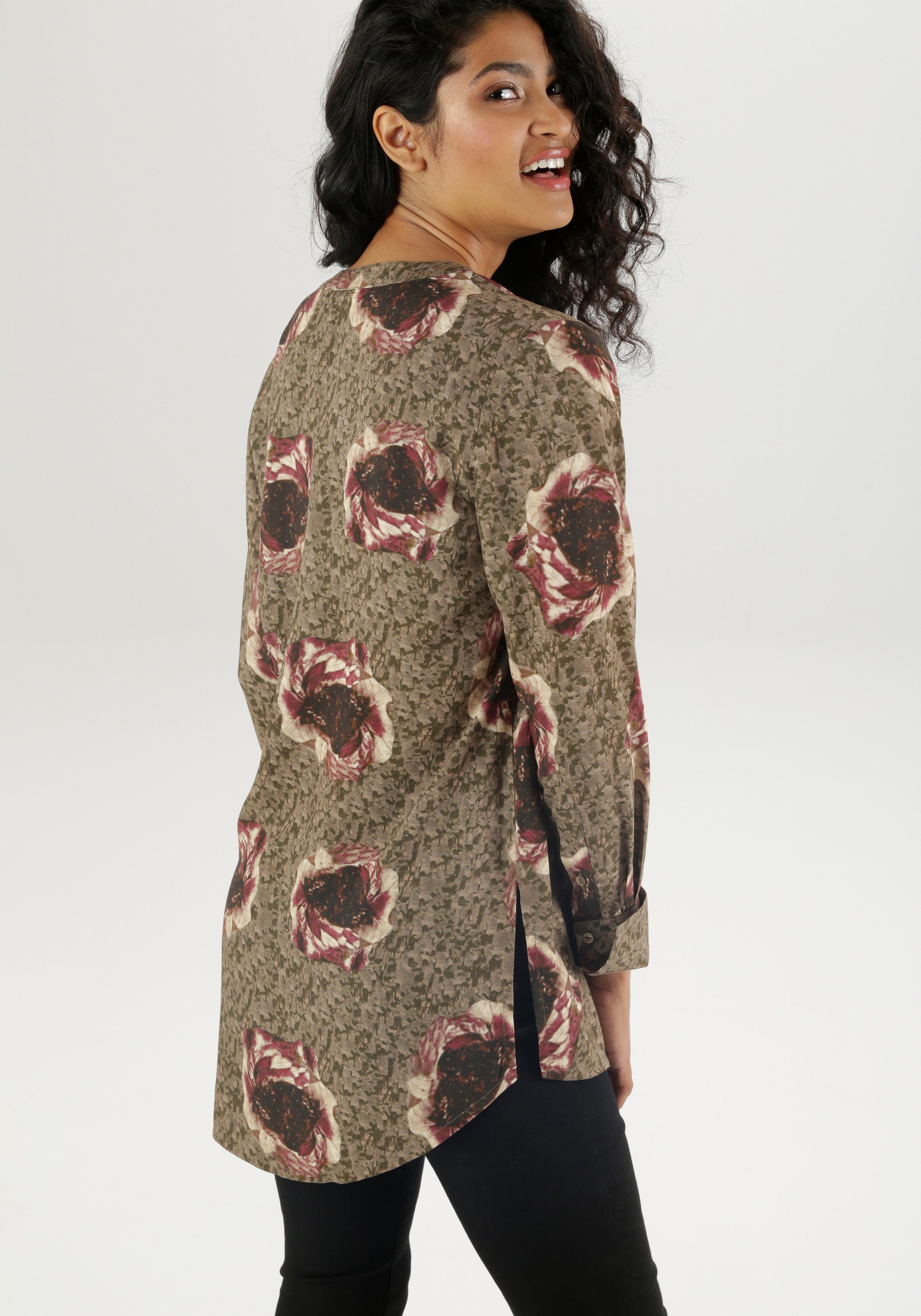 Aniston SELECTED Longbluse mit asymmetrischem Schnitt: günstig online kaufen