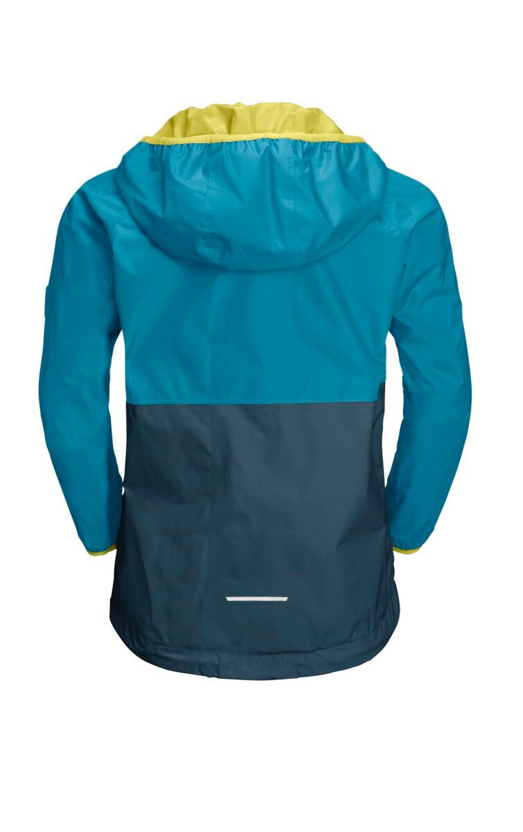 Jack Wolfskin Regenjacke Rainy Days (atmungsaktiv, winddicht, wasserdicht) everestblau Kinder