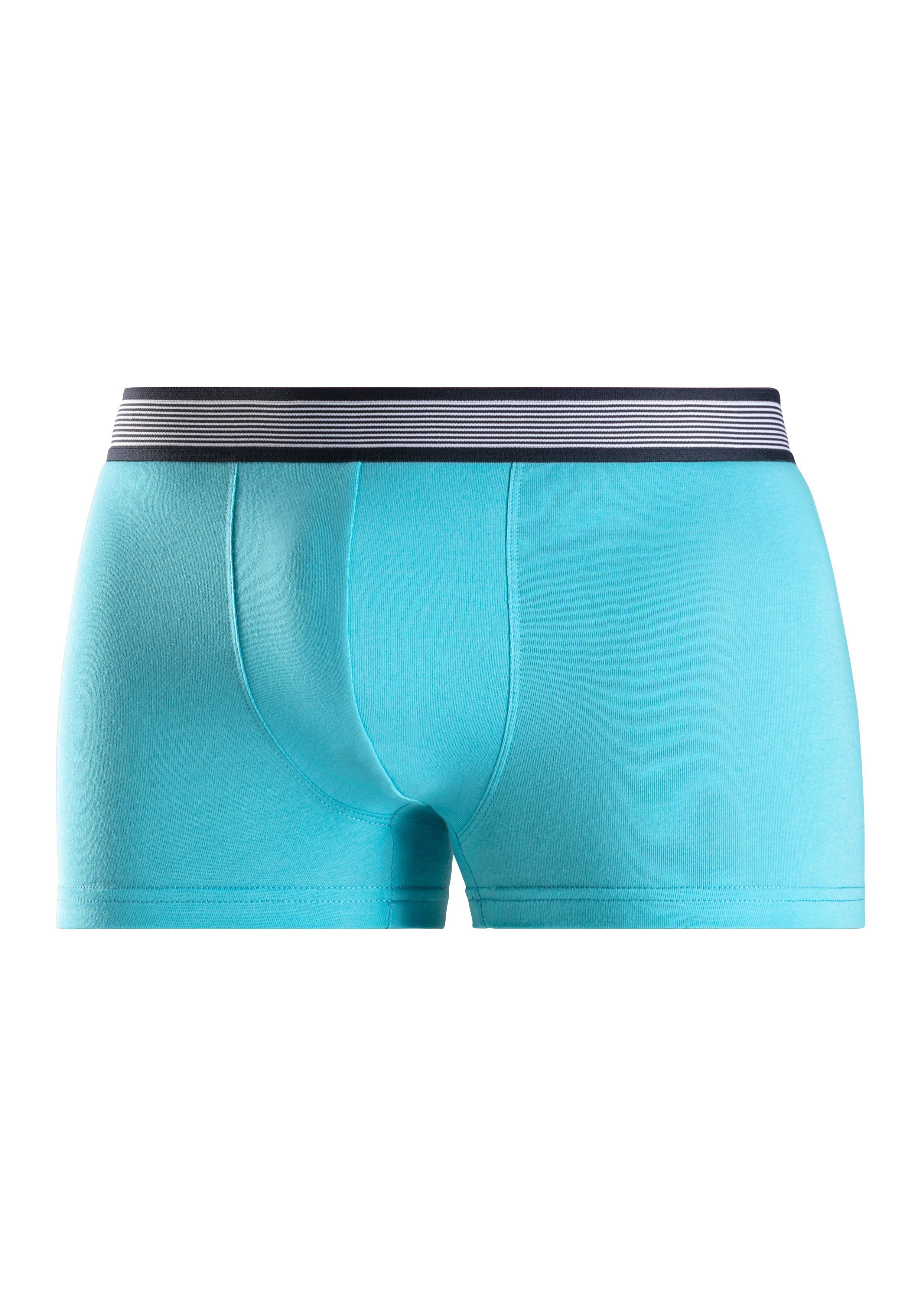 H.I.S Boxer Boxershorts für Herren (Packung, 4-St) mit gestreiftem Webbund