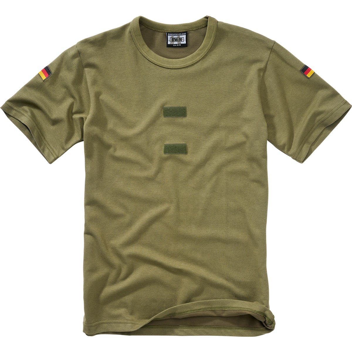 BWuM T-Shirt BWuM Bundeswehr Tropenshirt mit Flaggen & Klett günstig online kaufen
