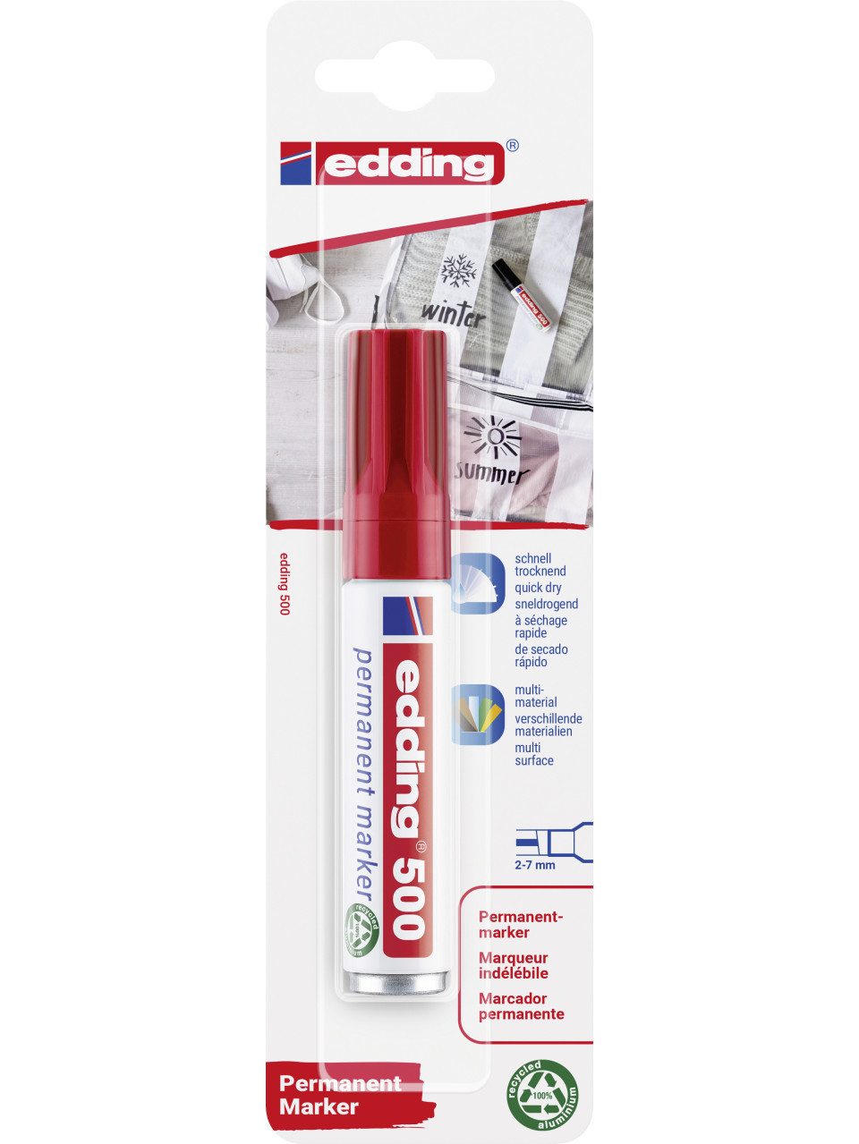 Permanentmarker edding 500 permanent marker rot
