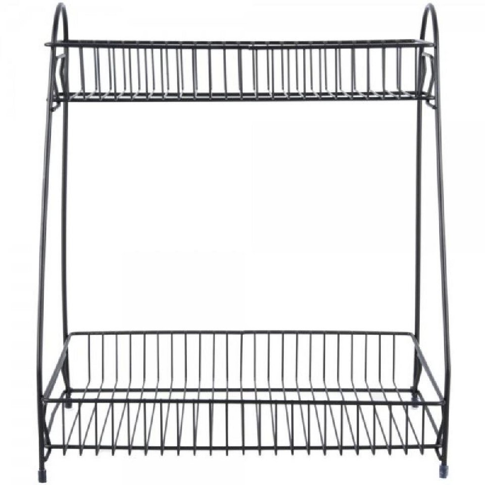 Present Time Regal Küchenregal Kitchen Rack Tidy Matt Schwarz