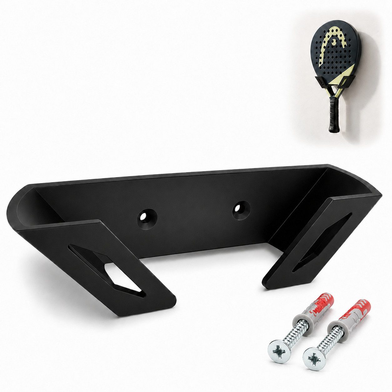 kikuo Halterung Padel Schläger Wandhalterung/Halter für Zuhause, Garage, Sportzimmer, (1-tlg)