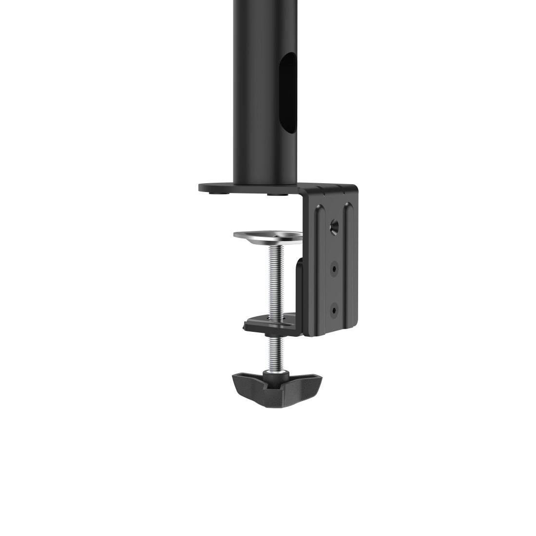 Hama Monitor-Halterung Bildschirmhalterung, 2 Monitore, Doppelarm Schwarz, (bis 35 Zoll)