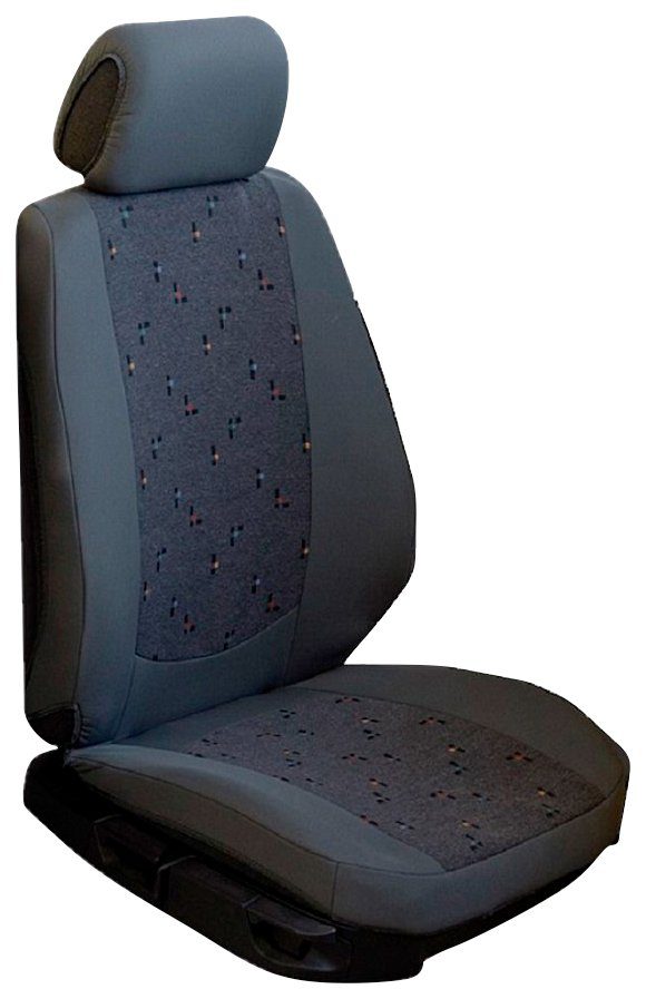 UNITEC Sitzbezug-Set, TUNING, Schwarz, Polyester, 14-tlg., für