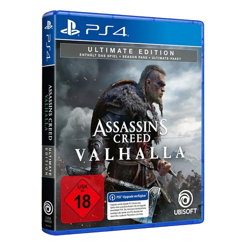 UBISOFT Spiel Assassins Creed Valhalla (PS4) Ultimate Edition PS5 Upgrade verfügbar