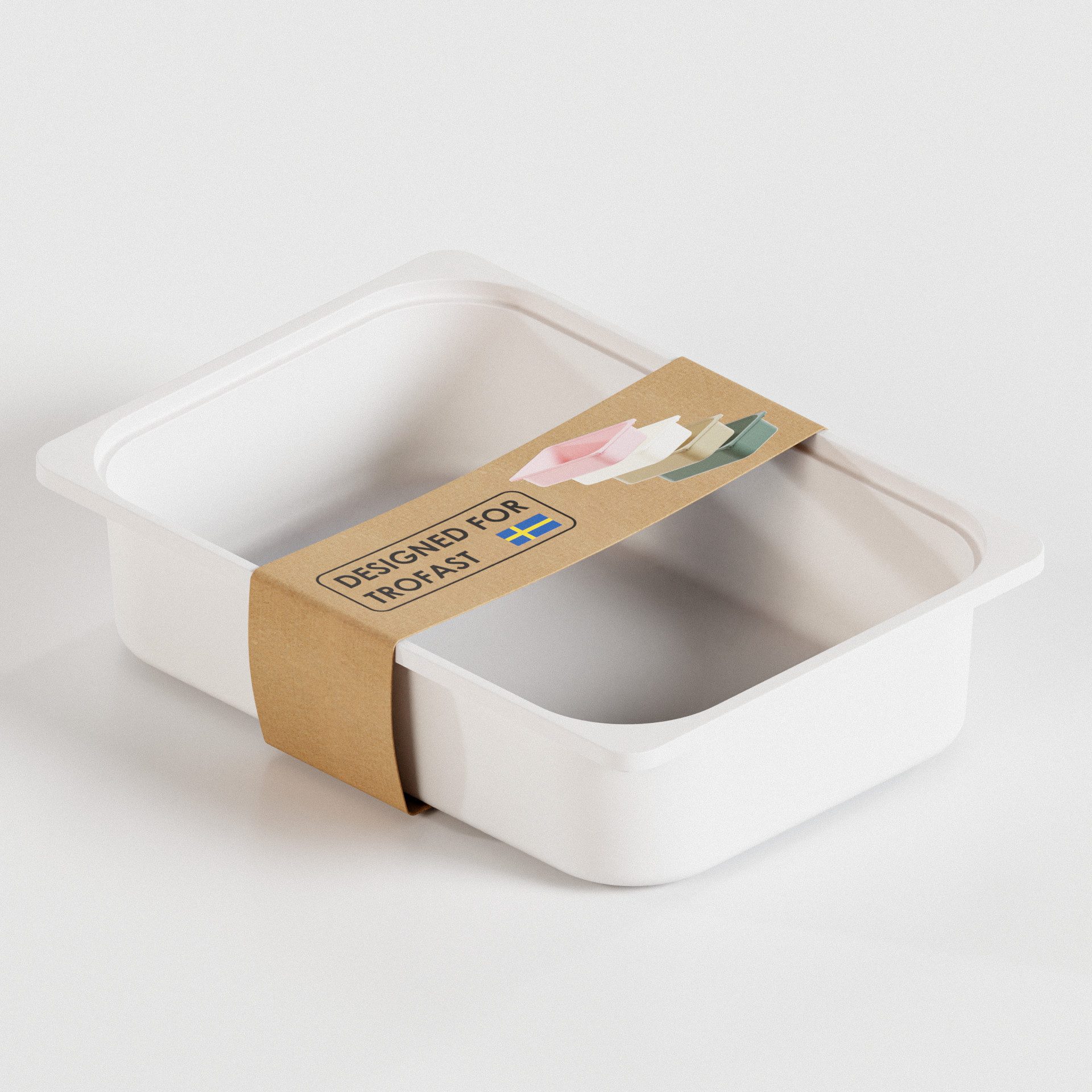 Clutter Cover Aufbewahrungsbox "TRÖVI" (Box passend für Trofast Regale, Kiste aus Kunststoff in verschiedenen Farben, Spielzeugkiste)