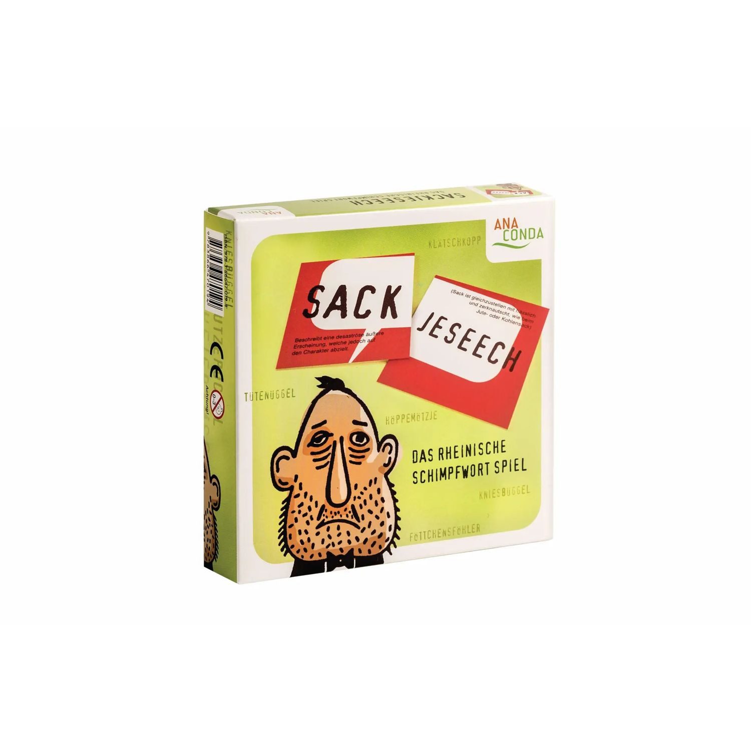 Anaconda Spiel Sackjeseech - Das Rheinische Schimpfwortspiel