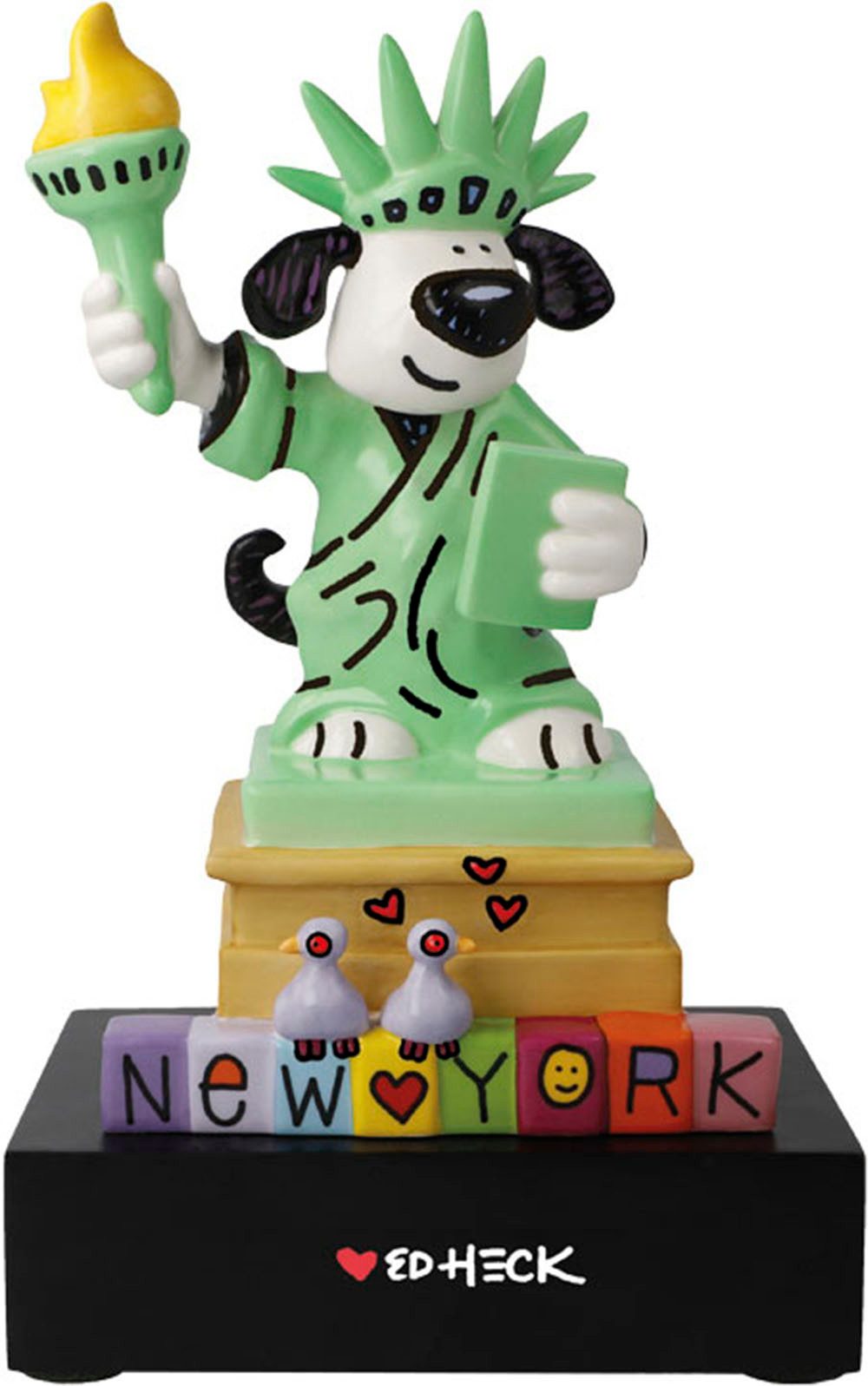 Goebel Dekofigur Ed Heck - Liberty Dog