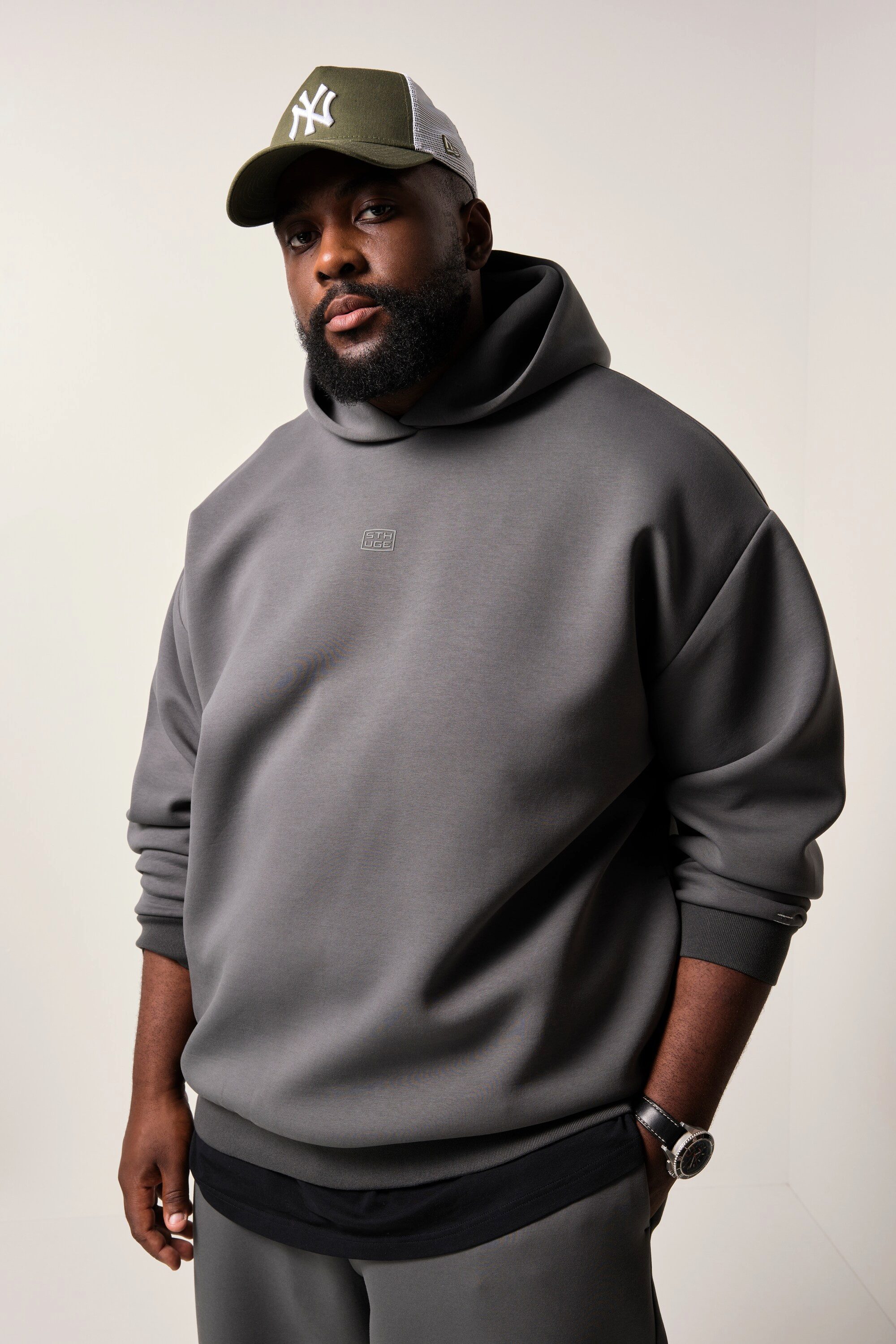 STHUGE Sweatshirt STHUGE Hoodie Kapuzensweater bis 8 XL günstig online kaufen