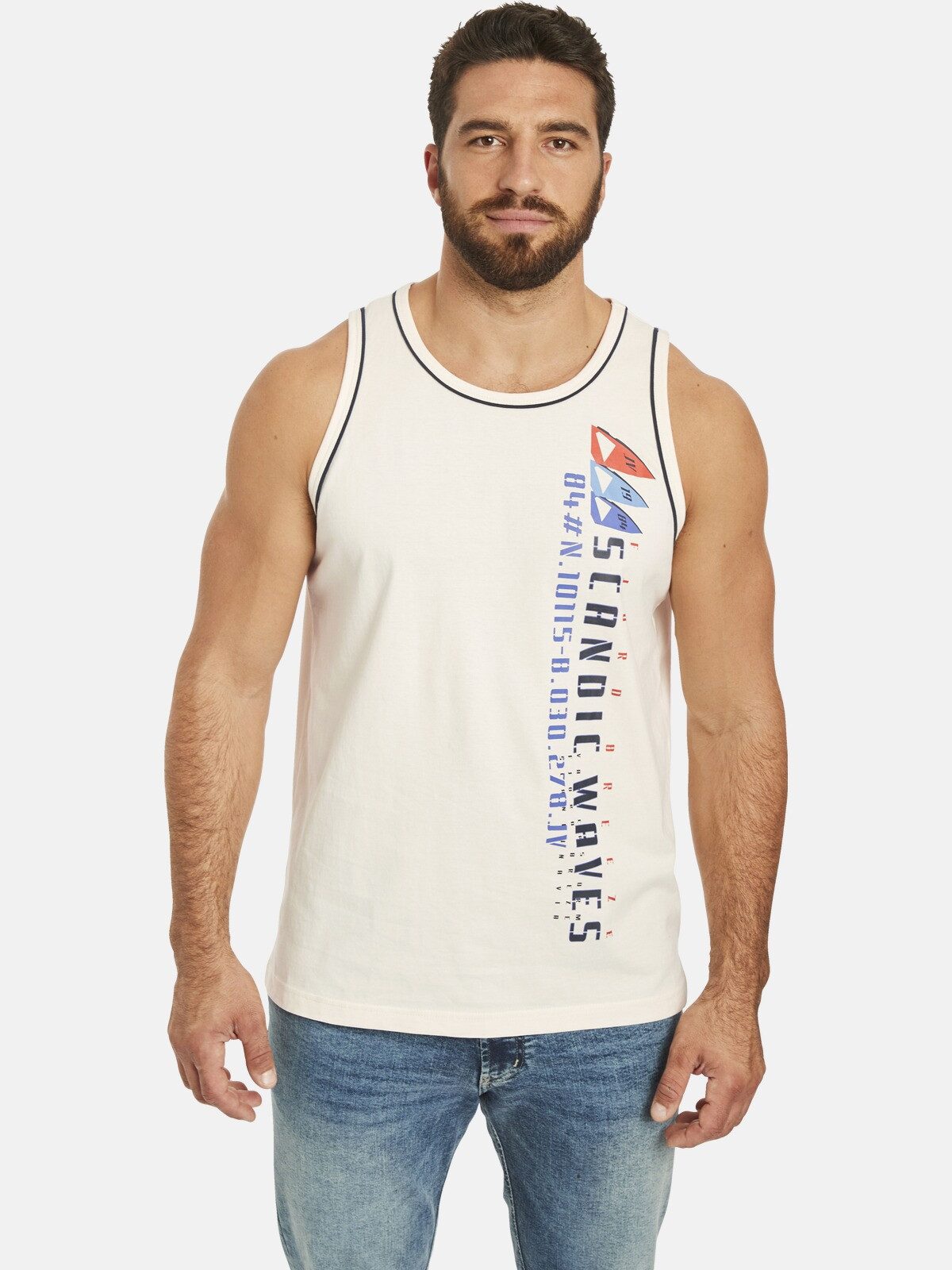 Jan Vanderstorm Muskelshirt TIDEMAN mit seitlichen günstig online kaufen