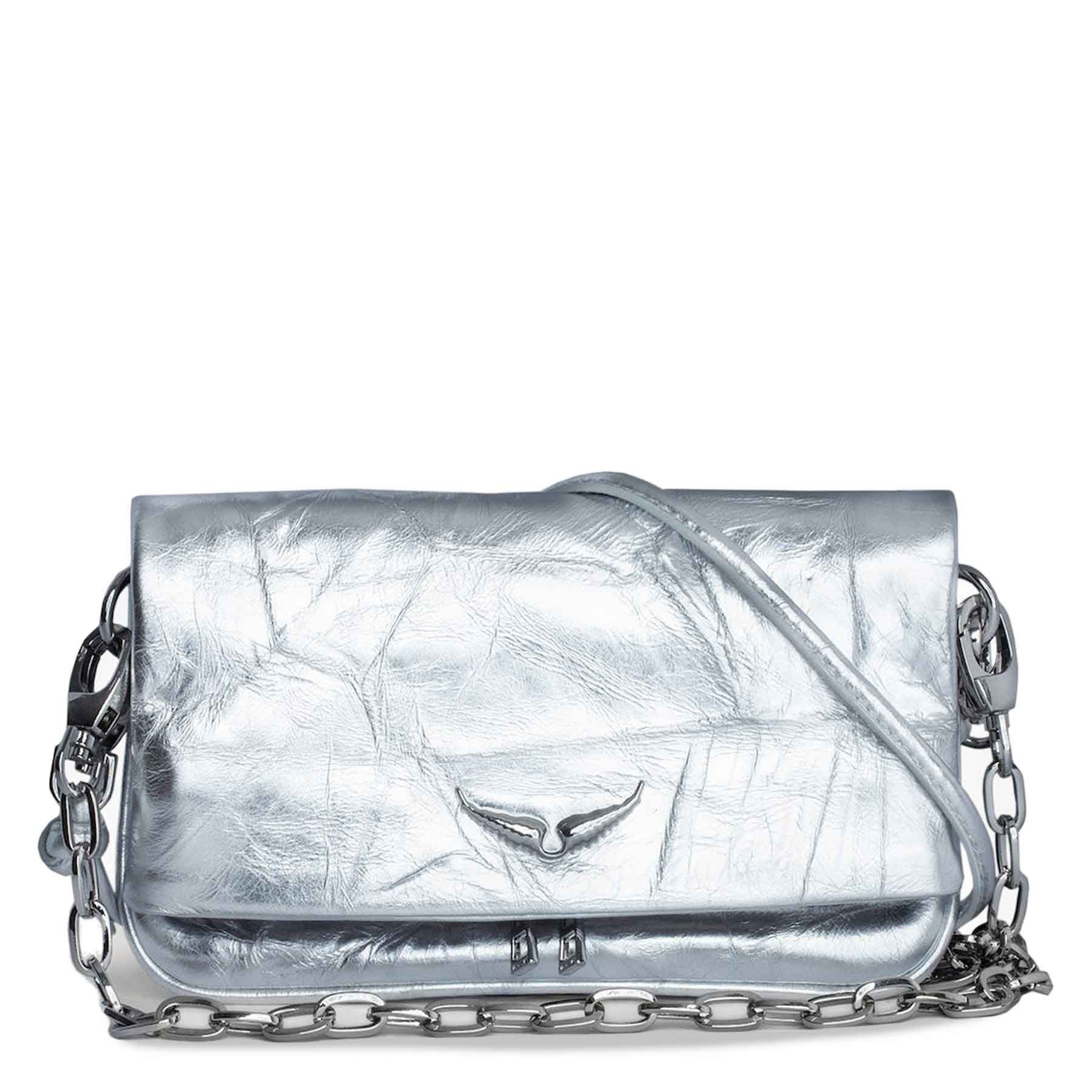 Handtasche Tasche ROCK NANO MUST CREASED METAL