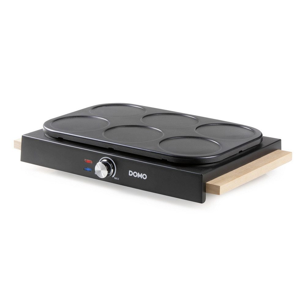 Domo Waffeleisen DOMO DO8717PN Pancake-Maker Antihaftbeschichtung, stufenloser Temperat, 1000.00 W