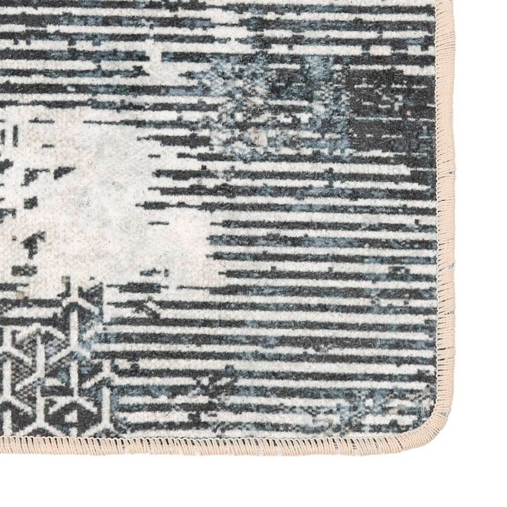 vidaXL Teppich 160 x 230 cm Teppich Waschbar Mehrfarbig 160x230 cm Rutschfest, Höhe: 0 mm