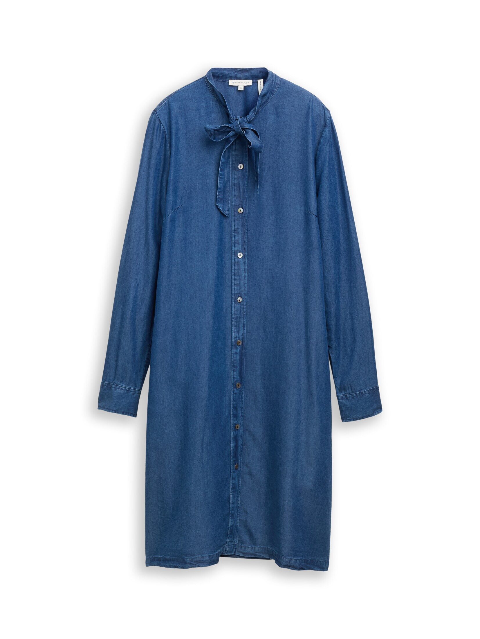 TOM TAILOR Sommerkleid Kleider & Jumpsuits Jeanskleid mit Schleifen-Detail