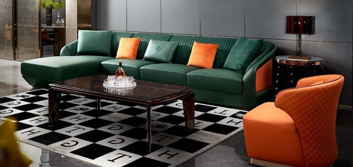Xlmoebel Couchtisch Edler Holztisch mit modernem Design für stilvolle Wohnräume (Packung, Couchtisch), Hergestellt in Europa