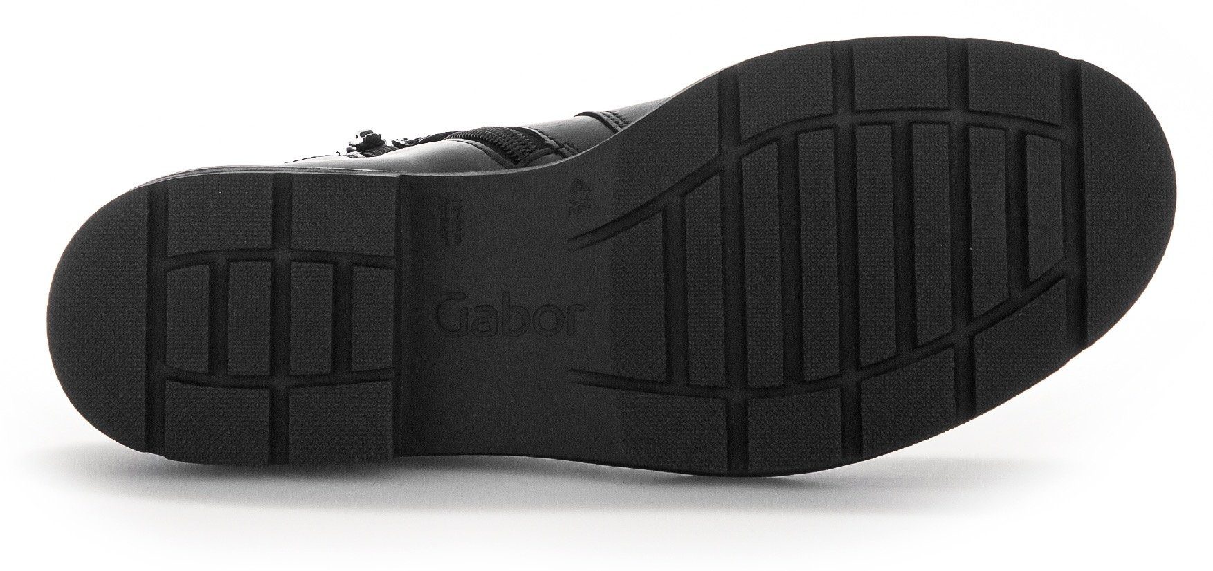 Gabor Chelseaboots Best schwarz/gold Fitting-Ausstattung mit