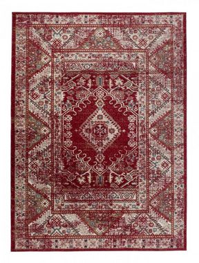 Orientteppich Oriente Teppich - Traditioneller Teppich Orient Rot, Mazovia, 60 x 100 cm, Geeignet für Fußbodenheizung, Pflegeleicht, Wohnzimmerteppich