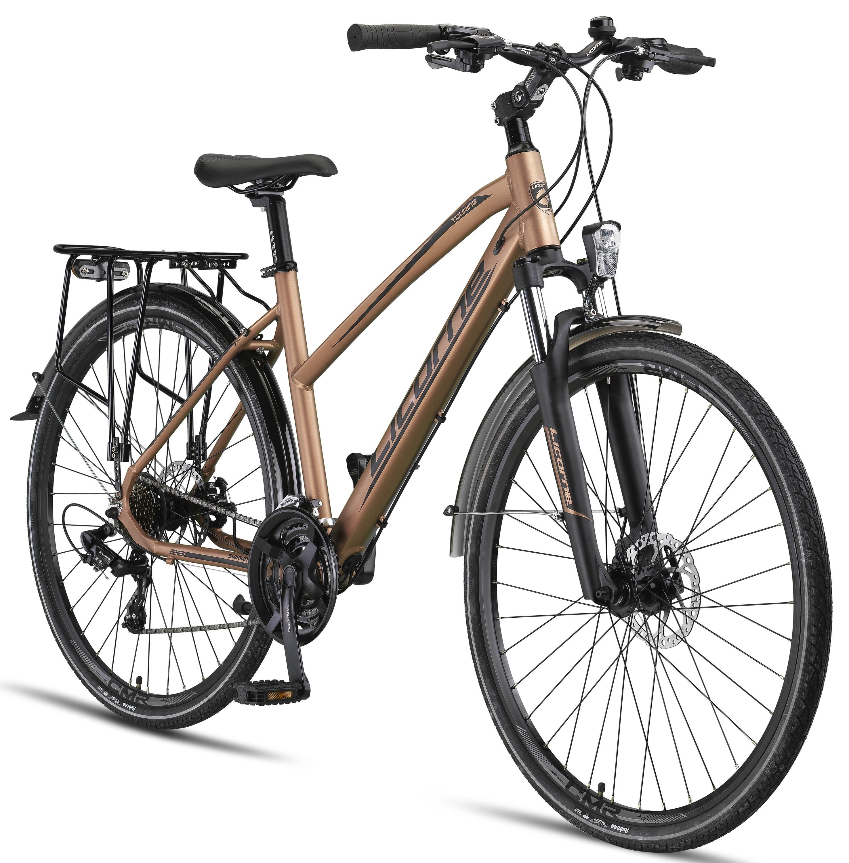 Trekkingrad Licorne Bike Premium Touring Trekking Bike in 28 Zoll - Fahrrad