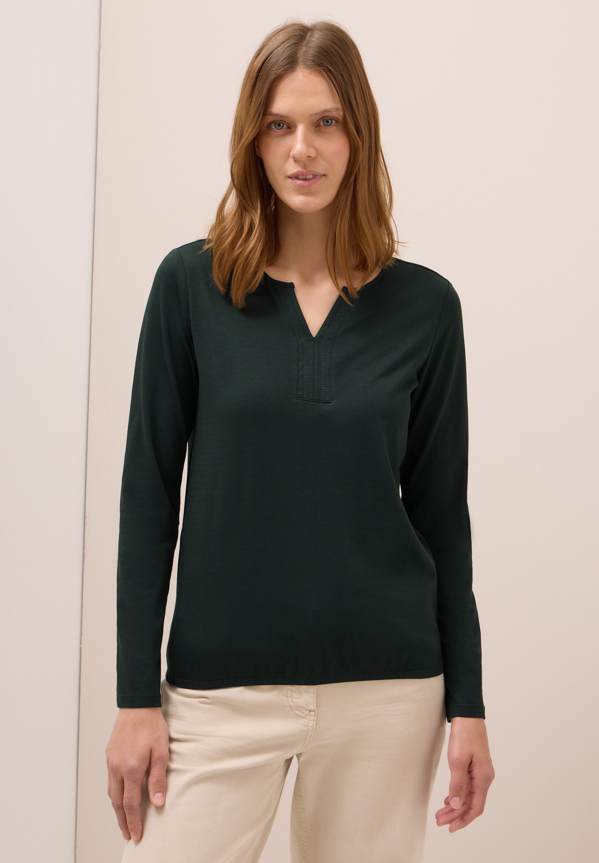CECIL Tunikashirt aus reiner Baumwolle