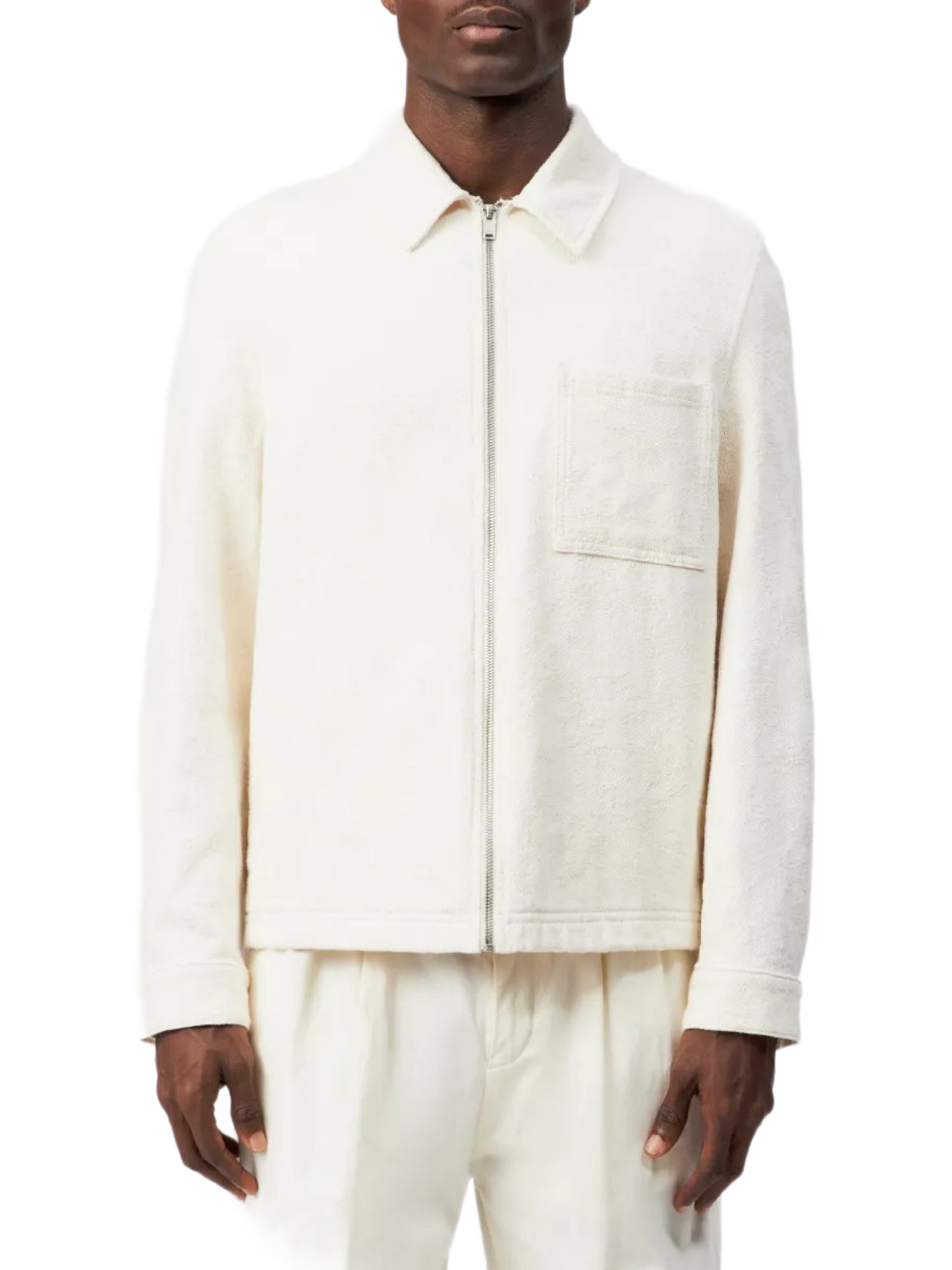 Drykorn Blusenshirt weiß,Casual,Baumwolle,Unifarben,Umlegekragen,Lang,Regular Fit