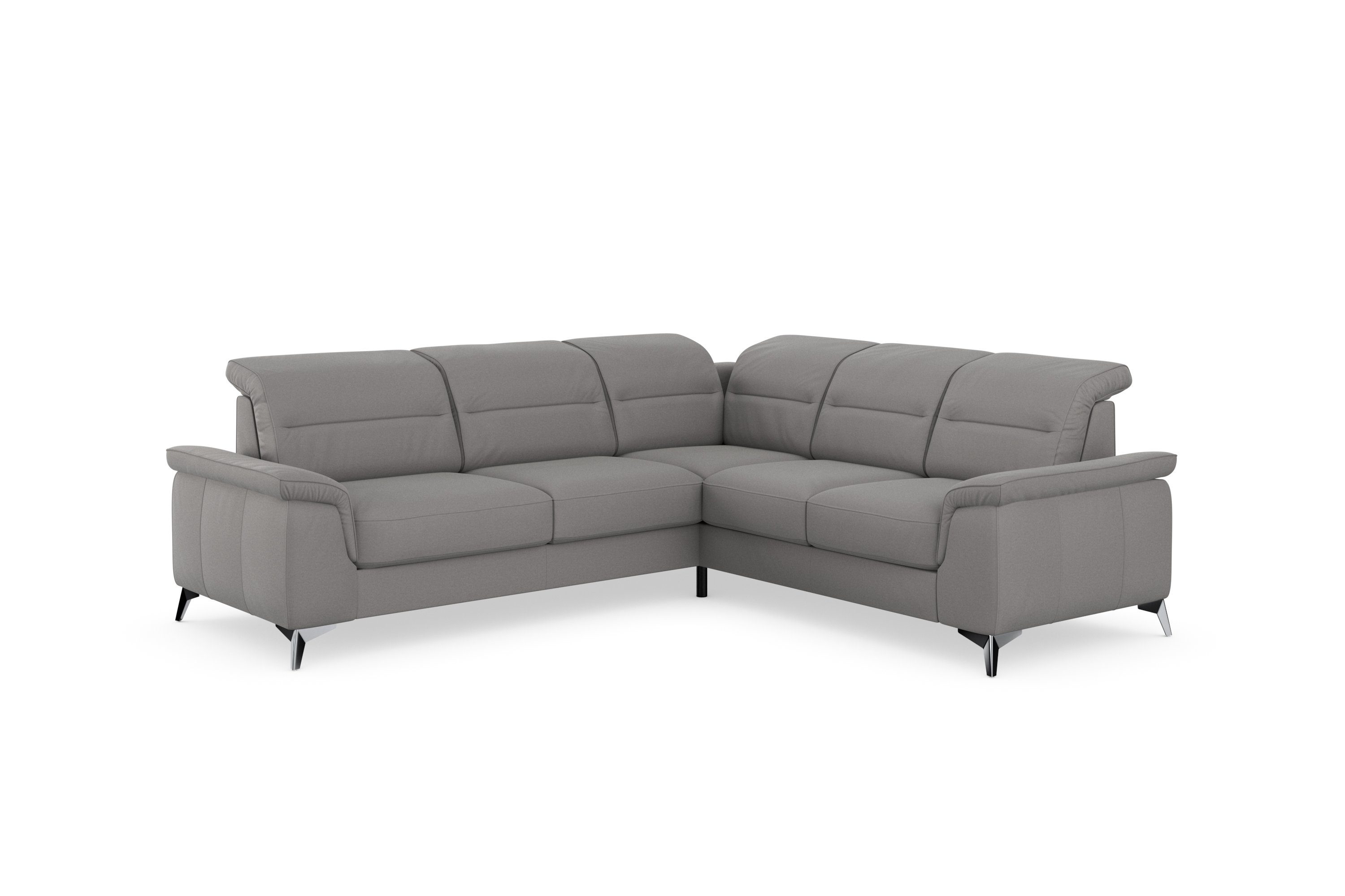 mit optional Kopfteilverstellung Ecksofa und Sinatra, sit&more Armteilfunktion