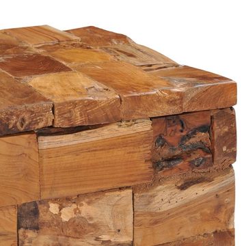 DOTMALL Stauraumhocker Hocker Cube, mit Stauraum, Massivholz Teak