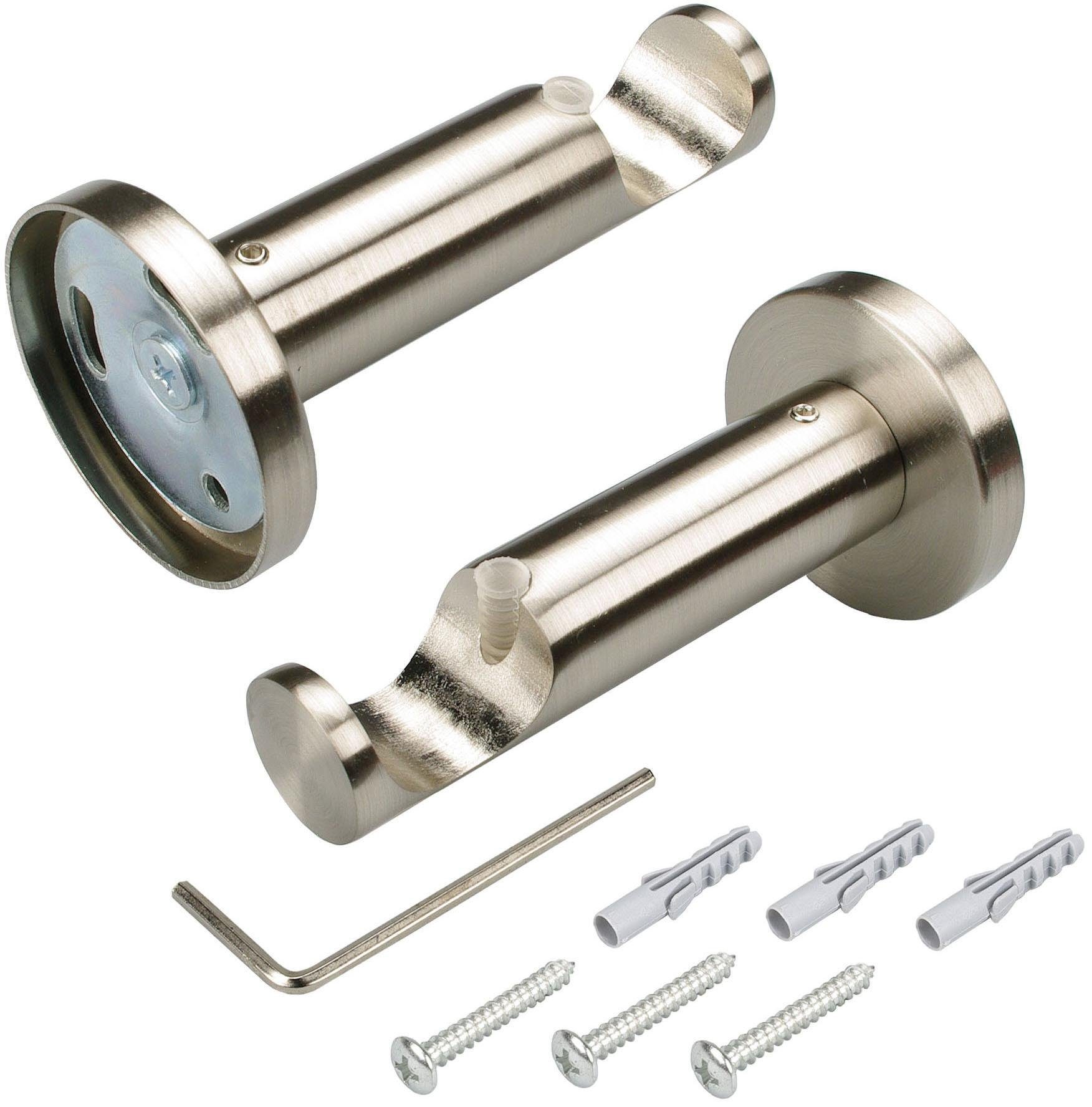 Liedeco Gardinenstange CELKUGEL01SG1L, Ø 25 mm, günstig online kaufen