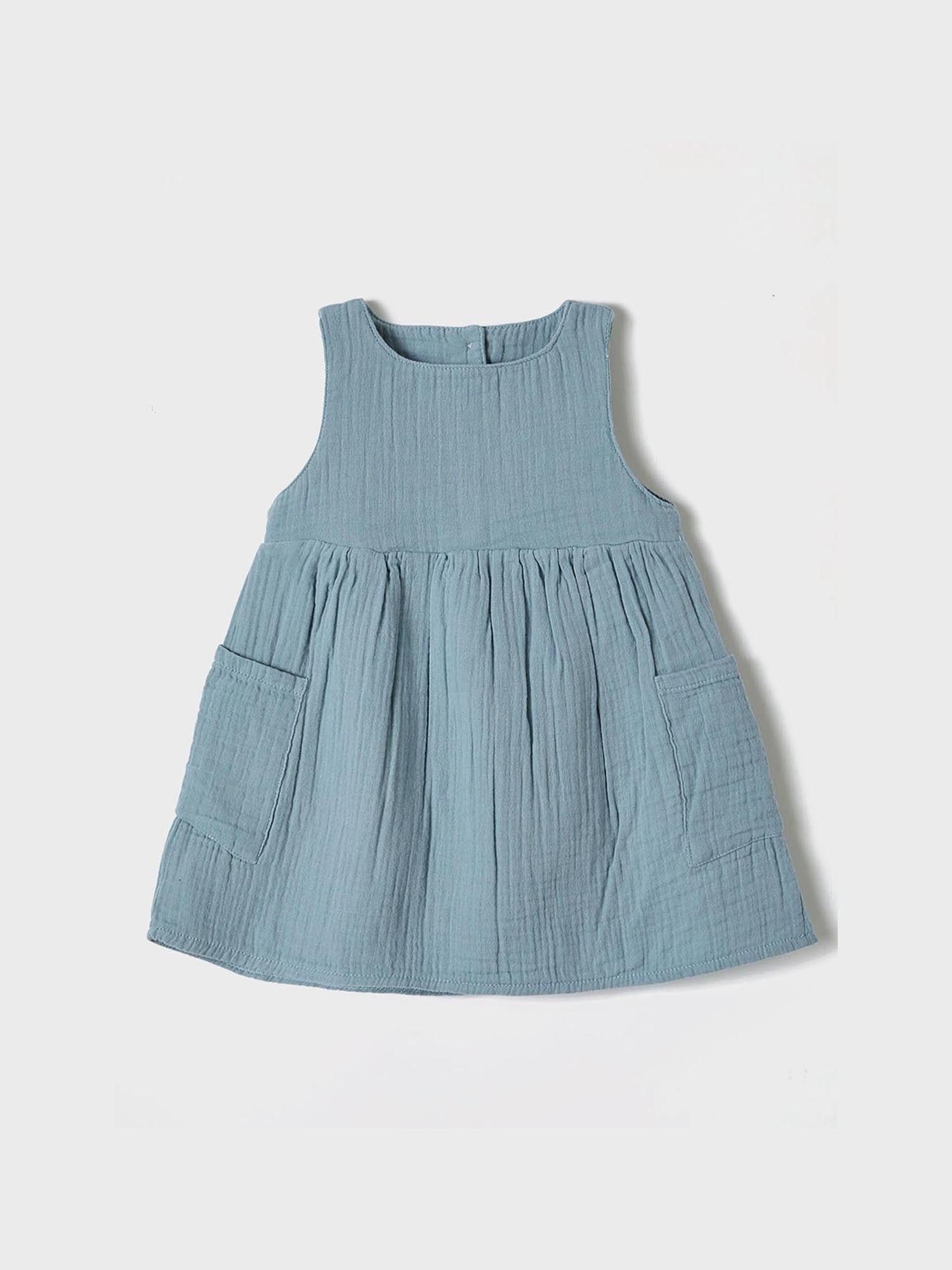 Sommerkleid Ärmelloses Kinder Sommerkleid aus Bio-Musselin