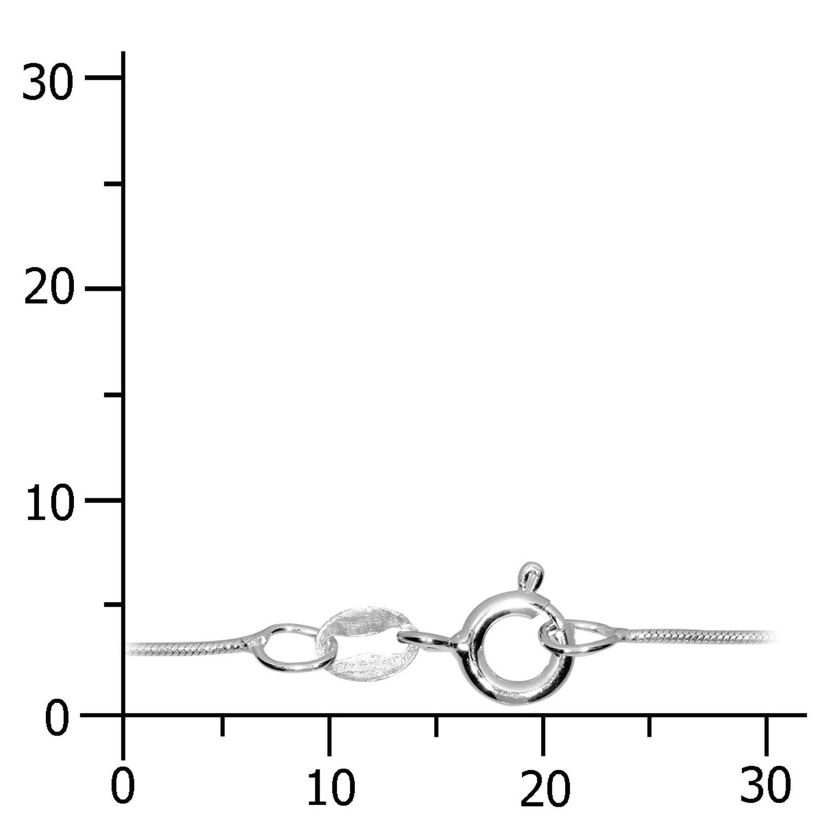 OSTSEE-SCHMUCK Silberkette - Schlange 0,8 mm günstig online kaufen