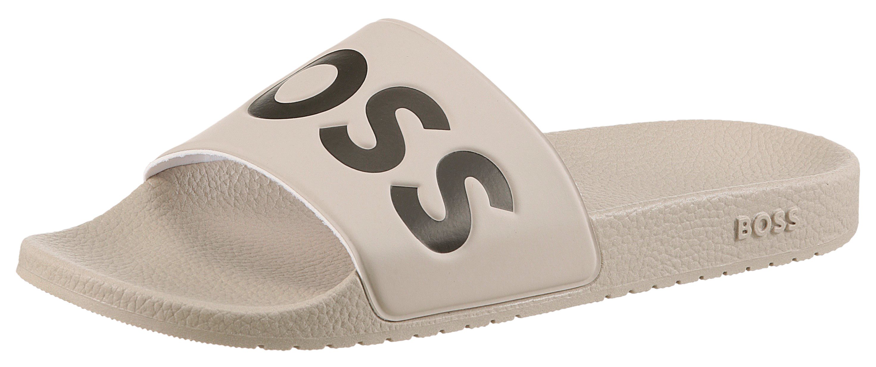 BOSS Aryeh Slid Badepantolette, Poolslides, Schlappen, günstig online kaufen