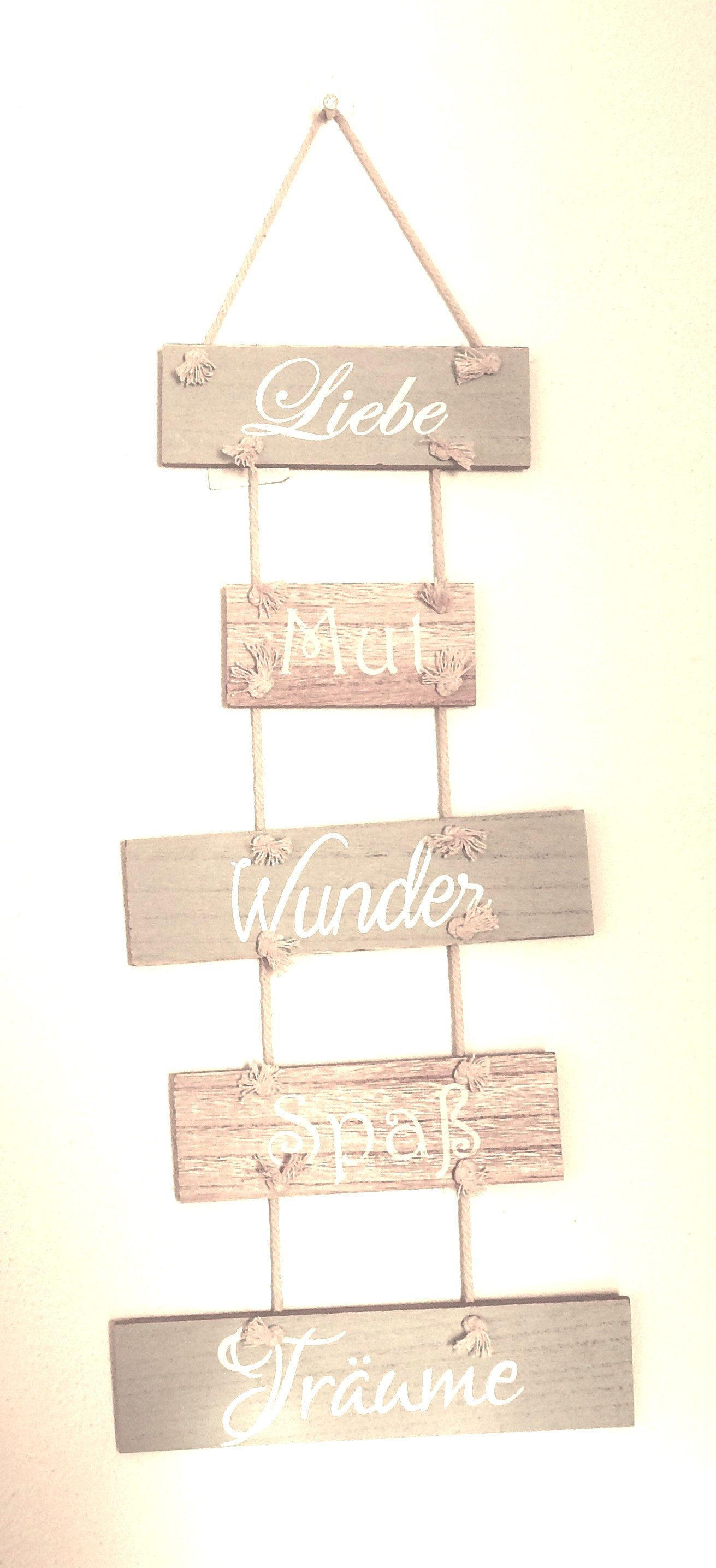 C&T Handels GmbH Holzbild Liebe und Mut, (1 St)