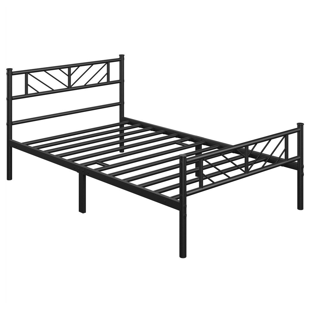 Yaheetech Metallbett, Minimalistischer Bettrahmen mit Kopfteil günstig online kaufen