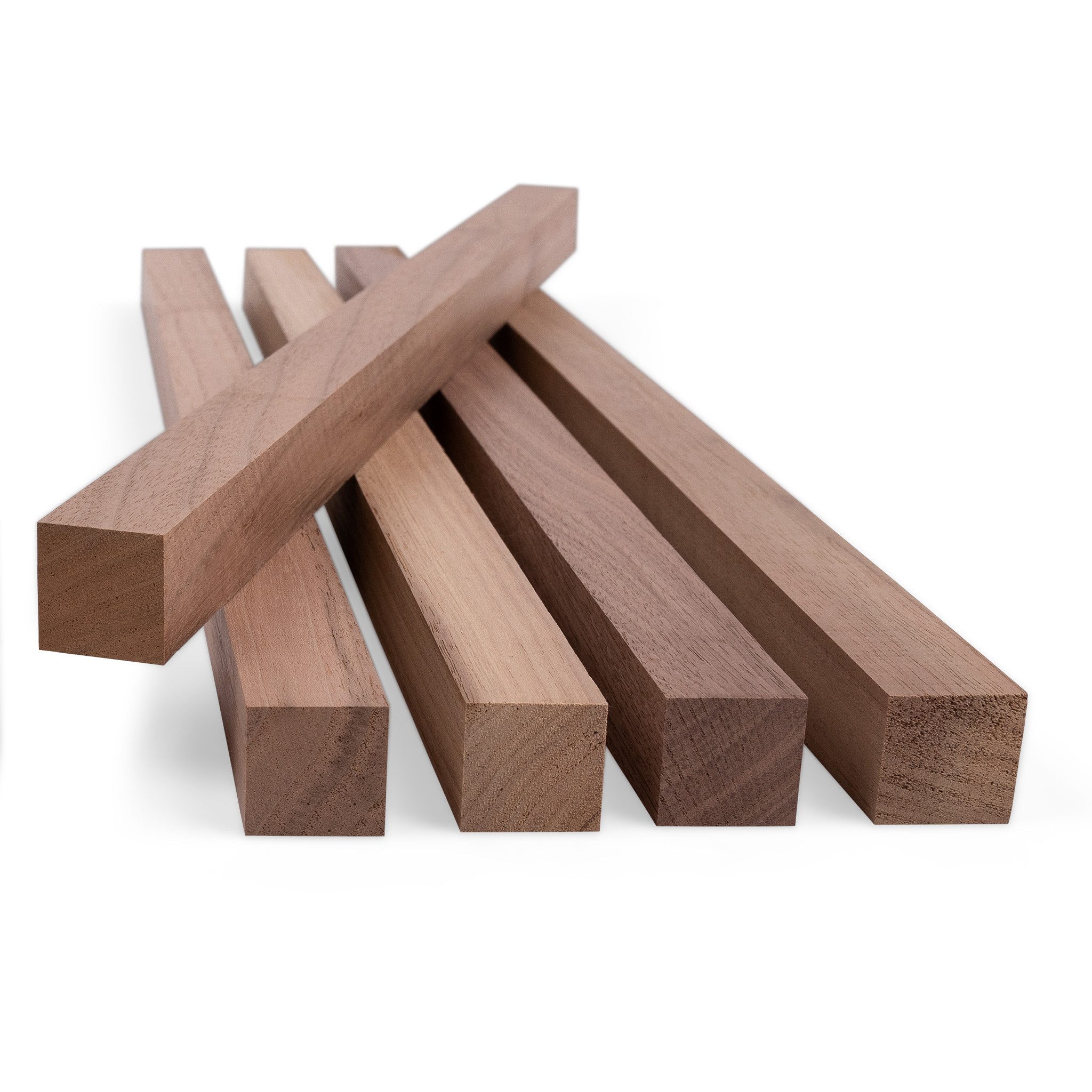 Woodsellers Kantholz Holzleiste - Nussbaum gehobelt - 25 x 25 x 1000 mm, (1-tlg), Woodsellers - Massivholzleiste - Nussbaum gehobelt - 25x25x1000mm