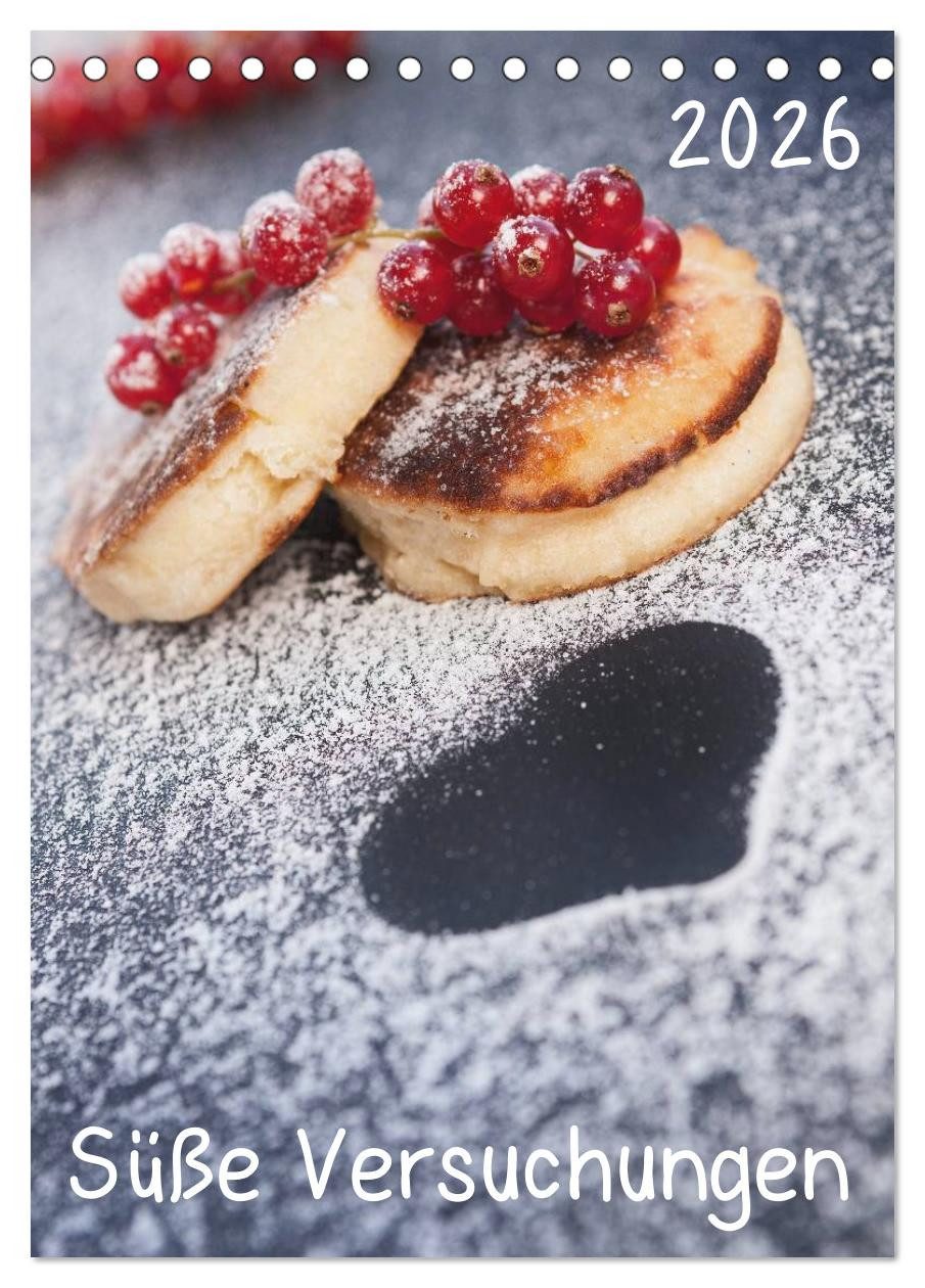 CALVENDO Настенный календарь Süße Versuchungen / Geburtstagskalender (Tischkalender 2026 DIN A5 hoc