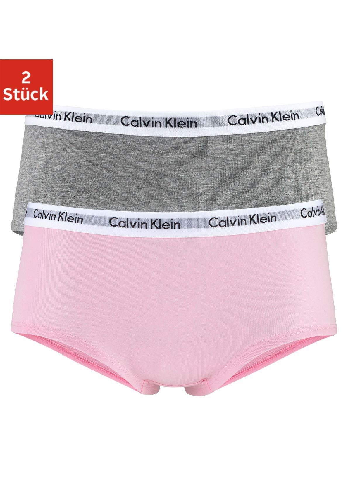 Calvin Klein Mädchen Logobund Panty MiniMe,für Junior Underwear Kids Kinder mit (2-St)