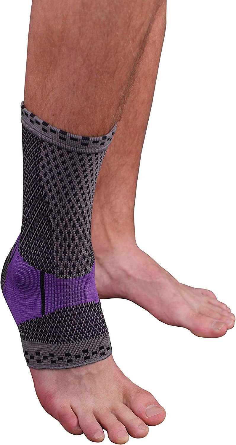 Lorey Medtec Fußbandage Elastische Sprunggelenkbandage aus Hochleistungs-Polyamid-Fasern
