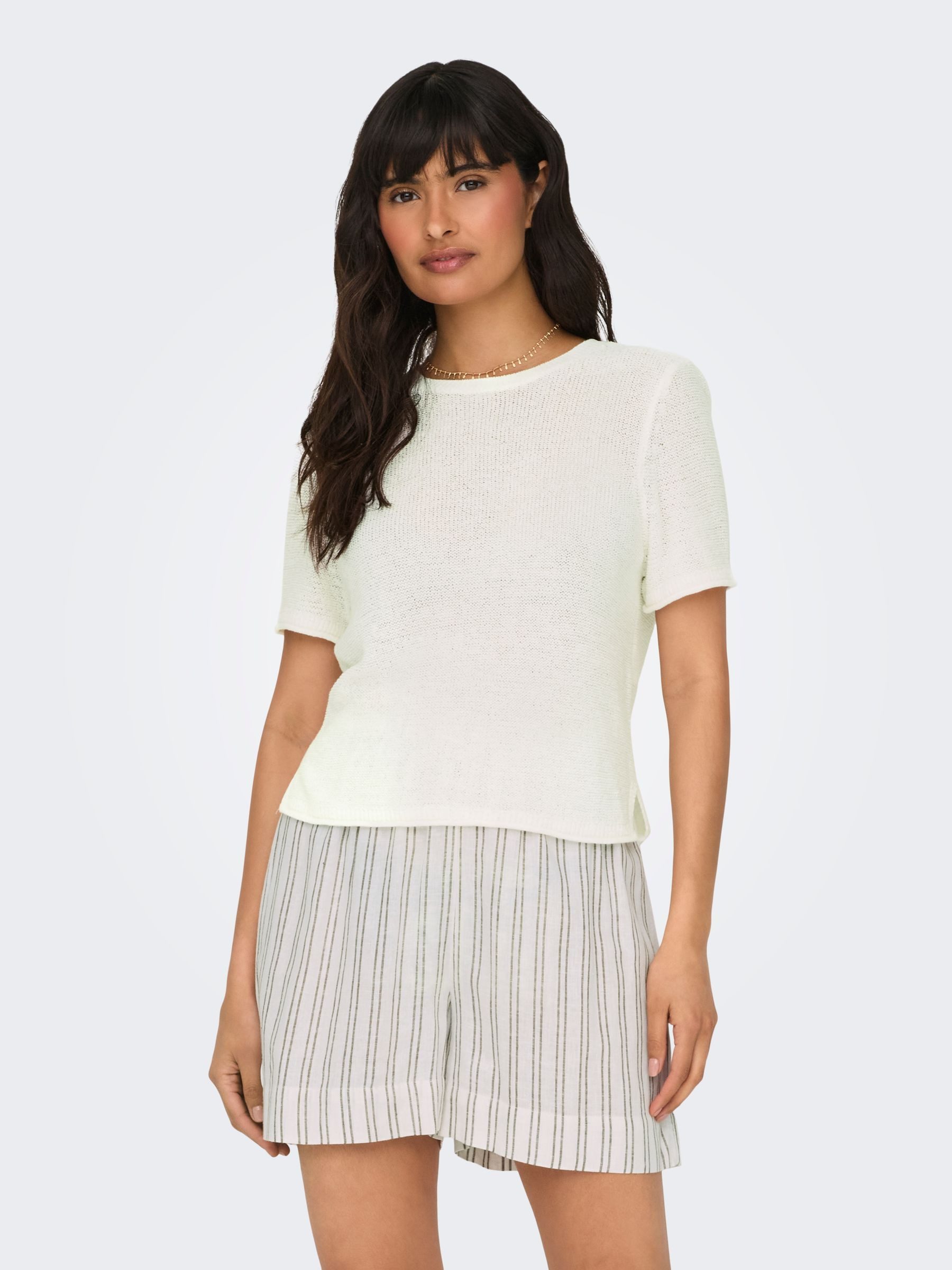 ONLY Longpullover Kurzärmeliges, strukturiertes Design mit günstig online kaufen