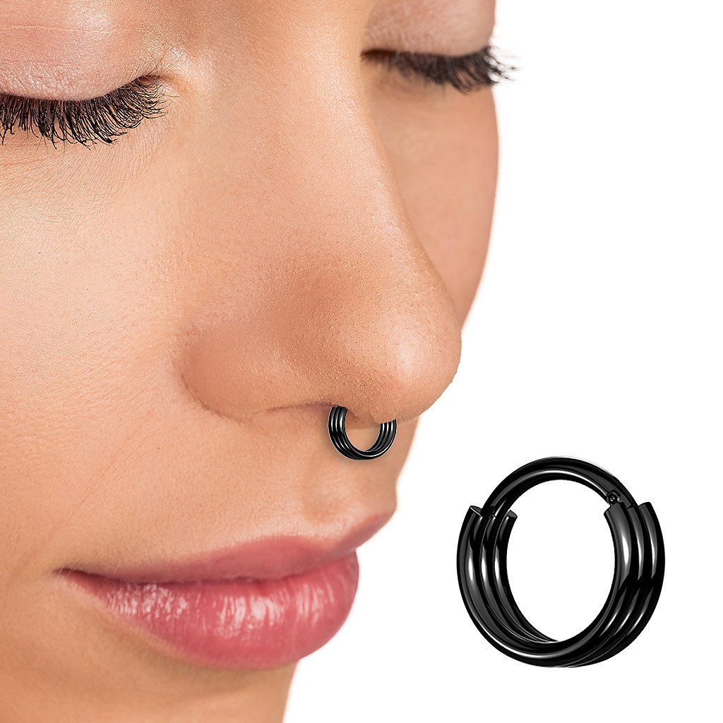 Taffstyle Nasenpiercing Septum Piercing Segment Ring günstig online kaufen