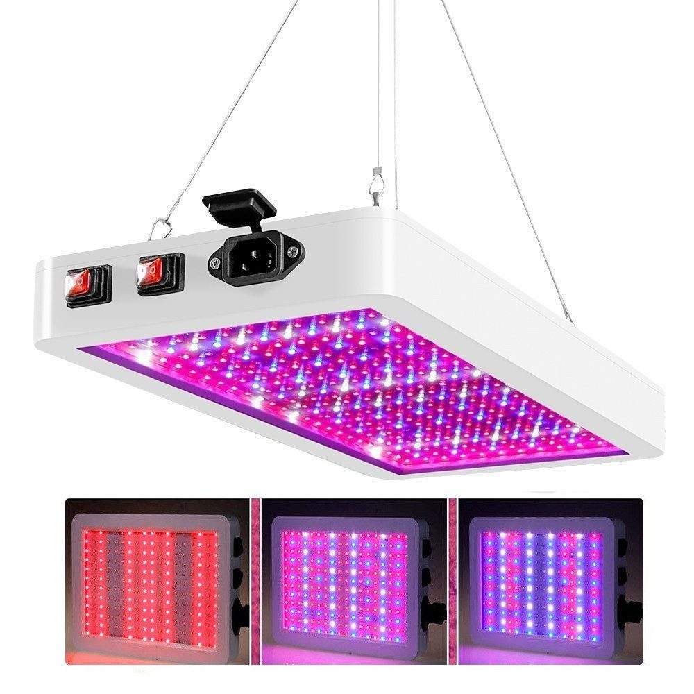 Welikera Pflanzenlampe 216/312LEDs,Doppelschalter,60W/80W,mit verstellbarer günstig online kaufen