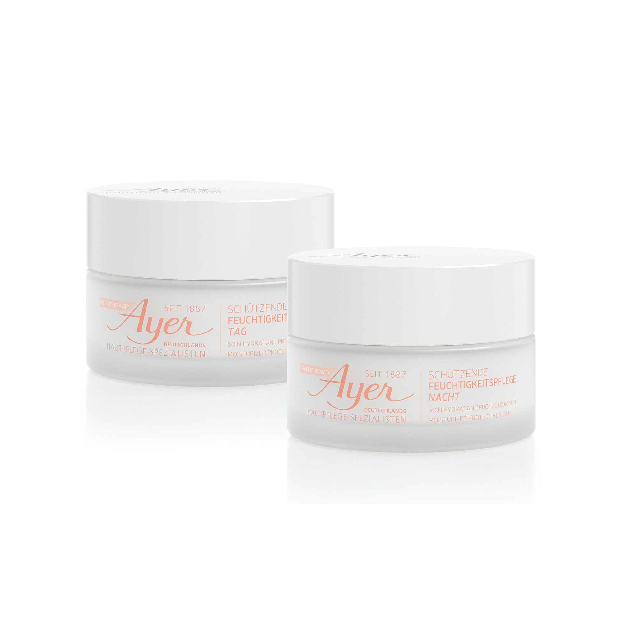 Ayer Tagescreme AYER Perfect Beauty Duo - Tag & Nacht Pflege 2X50 ml