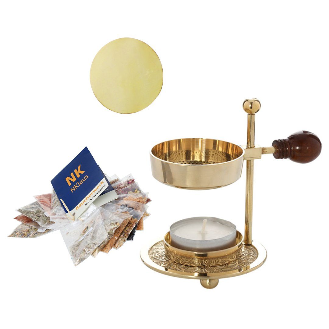 NKlaus Räucherschale Große Weihrauchset 18tlg Teelicht Weihrauchbrenner Ver günstig online kaufen